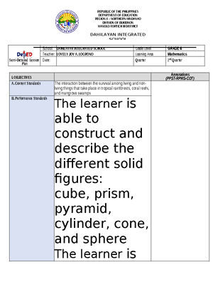 Lesson plan - None - Subject: Figures of Speech Grade Level: Grade 9 ...