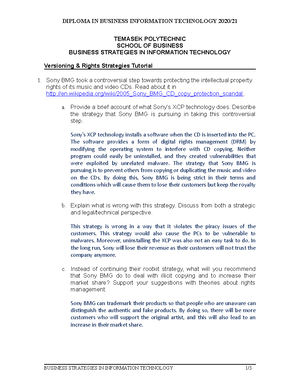 BSIT (Tutorial Week 2) tutorial answer