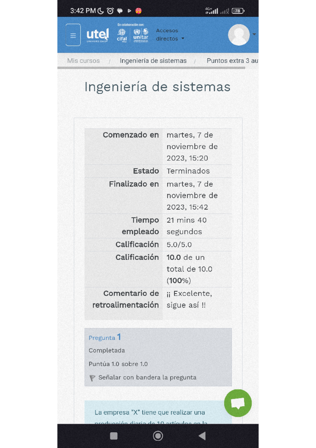 Ingeniería En Sistemas Autocalificable Semana 3 - Ingeneria En Sistemas ...