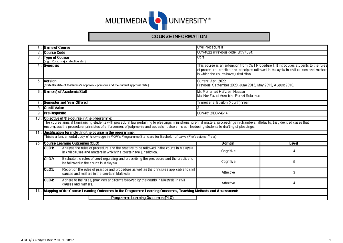 Course Information - just trying to get premiumjust trying to get ...