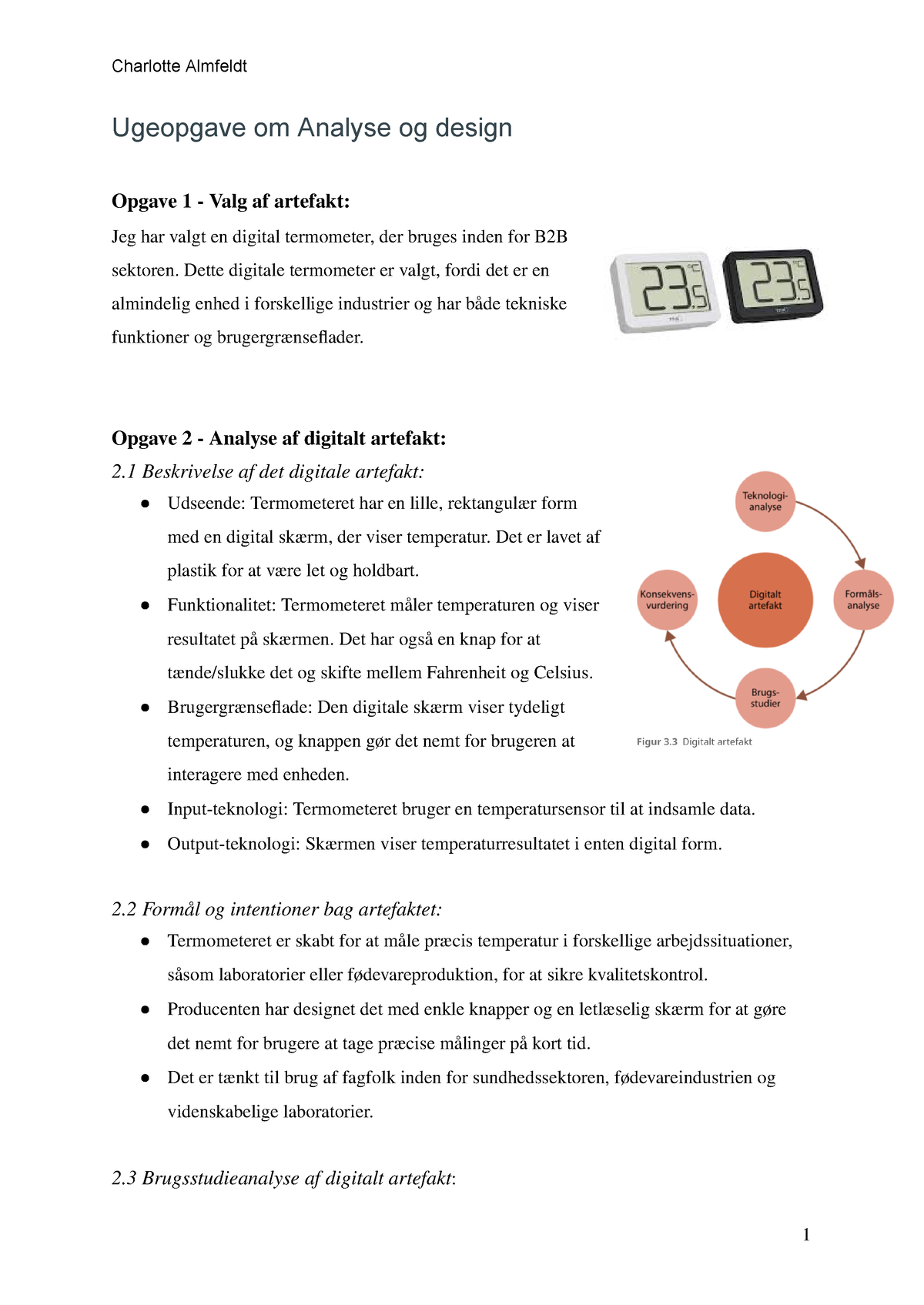 Ugeopgave Om Analyse Og Design - Ugeopgave Om Analyse Og Design Opgave ...