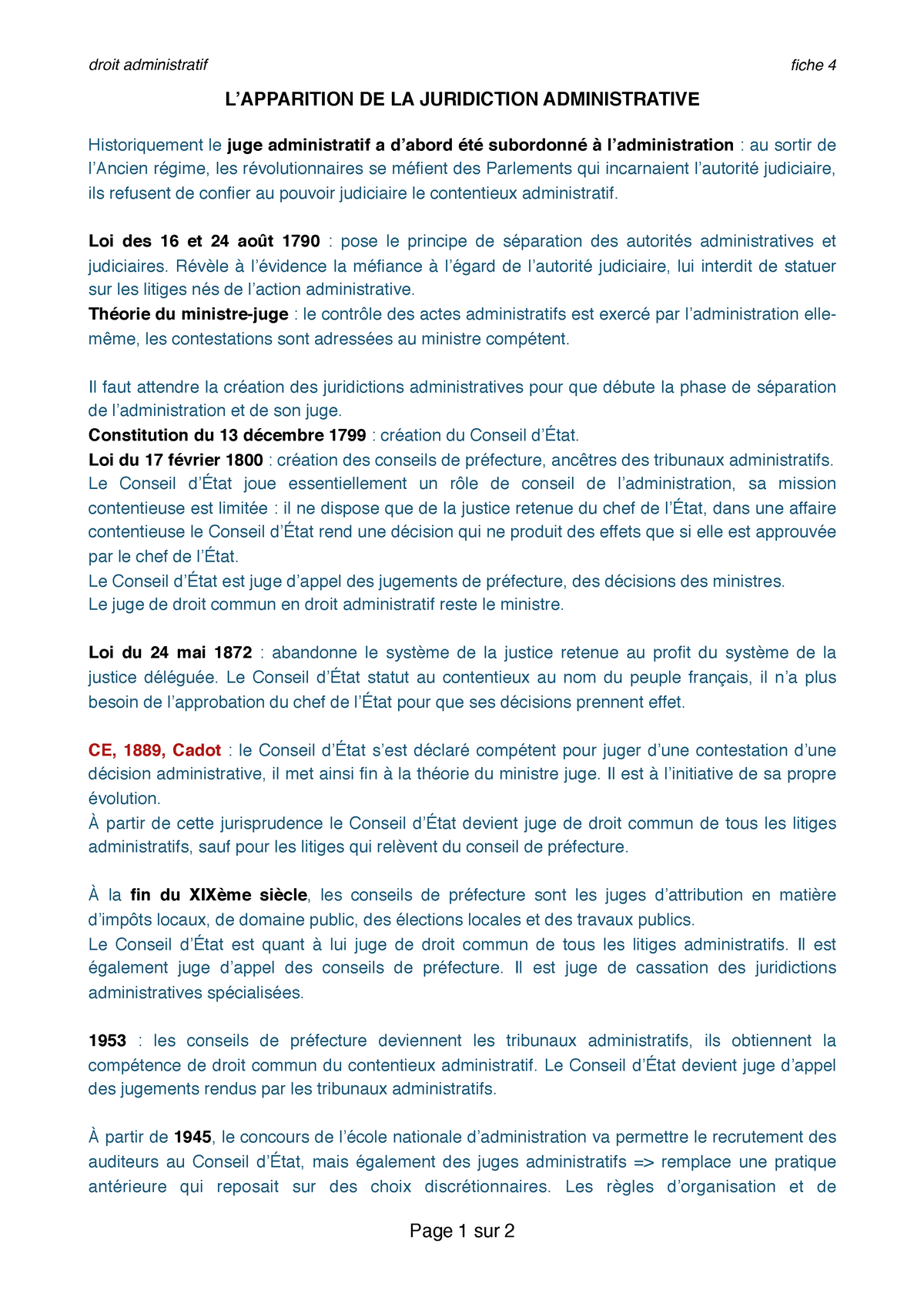 dissertation la juridiction administrative