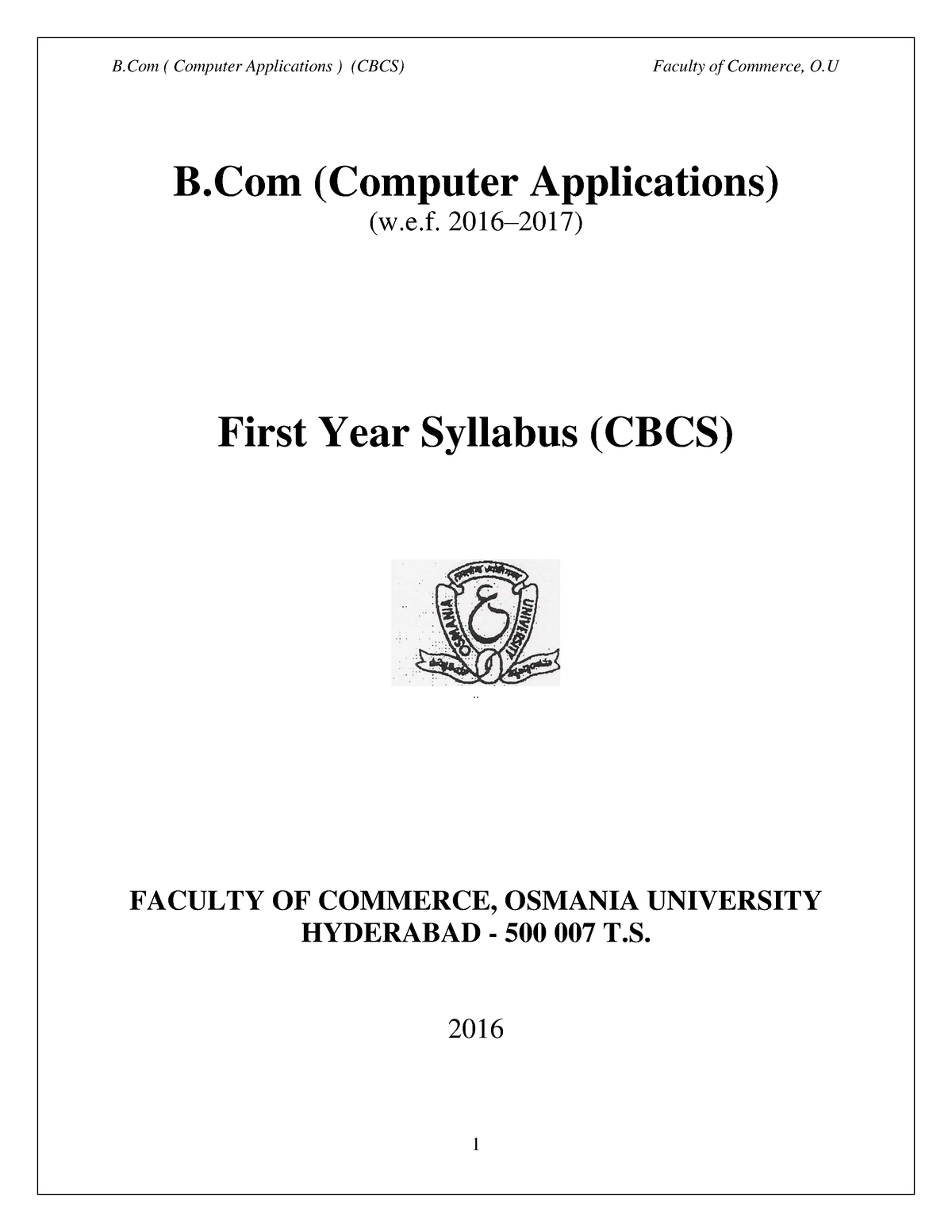 4. B.Com (Computer Applications) (CBCS) 2016-2017 - B (Computer ...