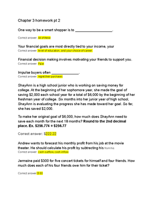 Chapter 2 Homework pt - help you find or get answers or help with a ...