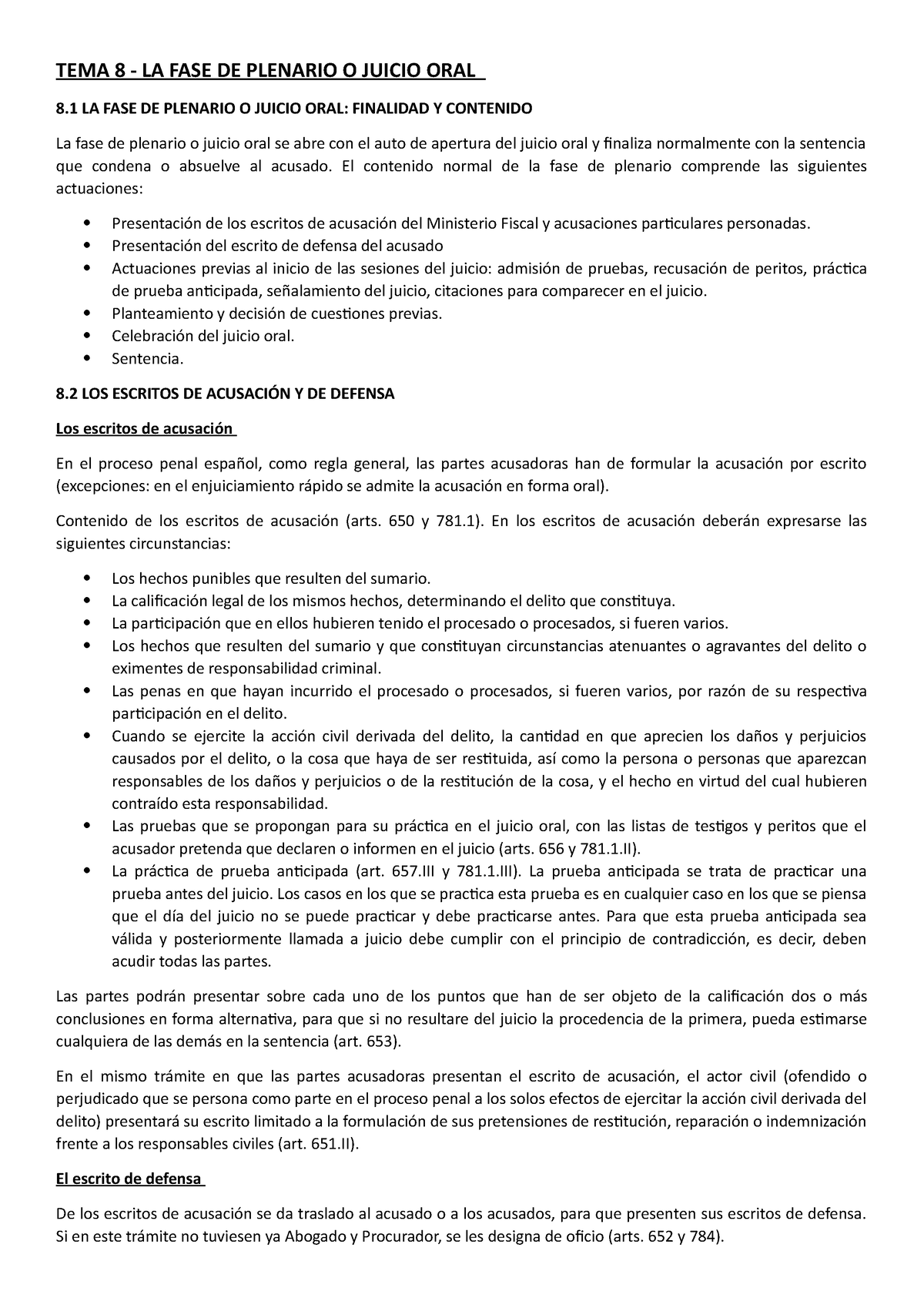 Tema 8 Tema 8 Procesal Tema 8 Las Formas Del Proceso 1 Esritura Y Porn Sex Picture 4870