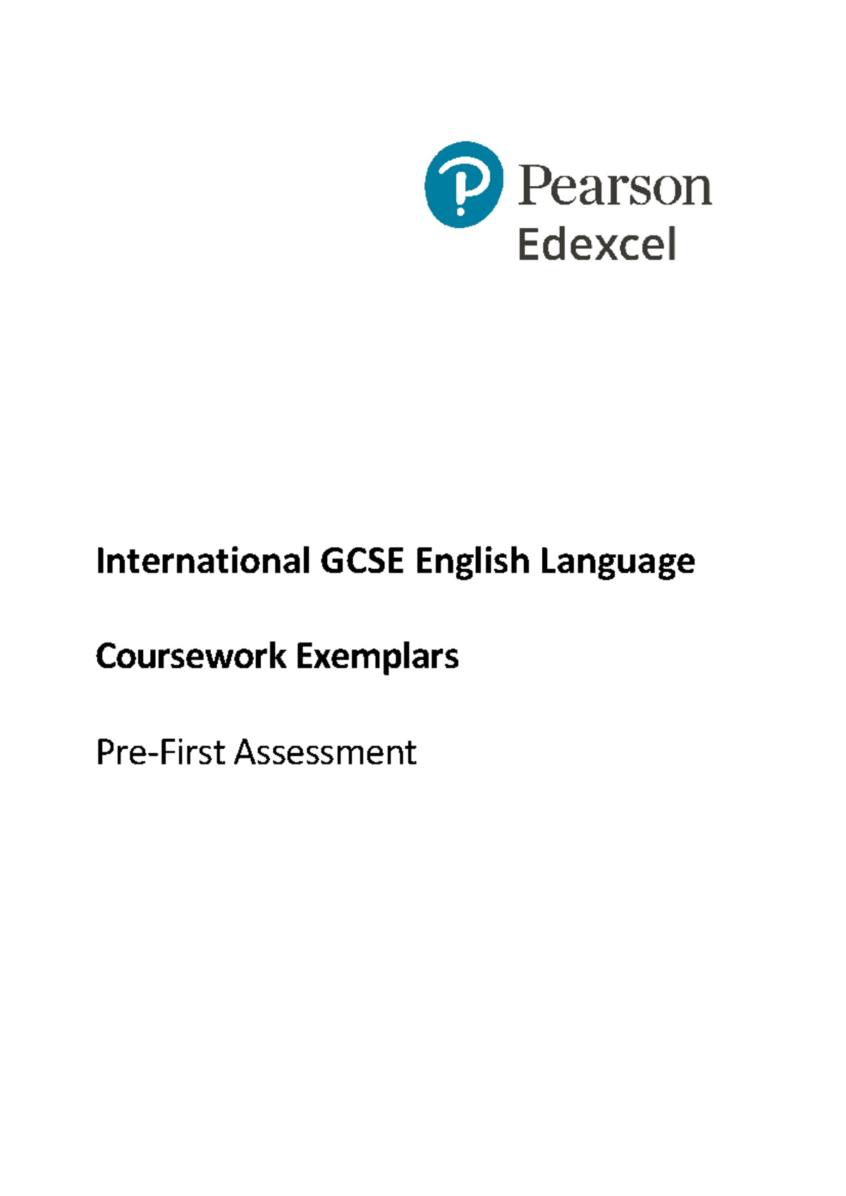 4EA1 01 Commentaries - Pre-First Assessment - International GCSE ...