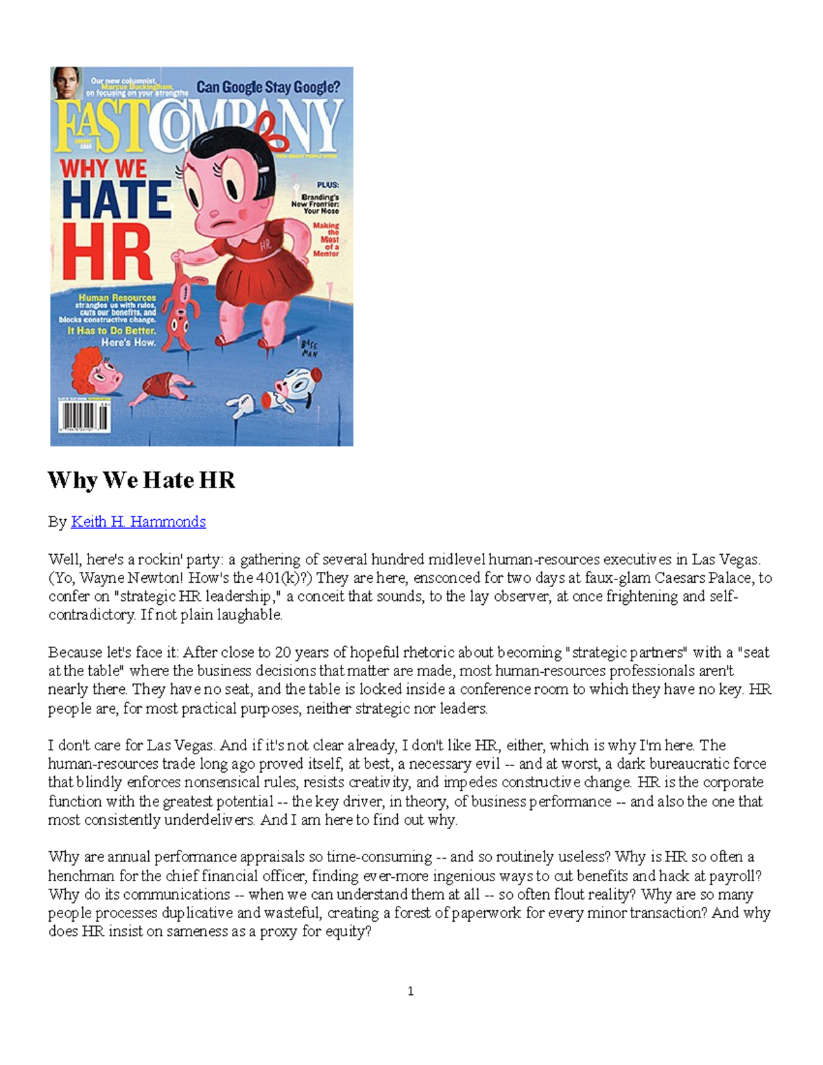 Why We Hate HR and Why We Shouldn't Hate HR articles - Why We Hate HR ...