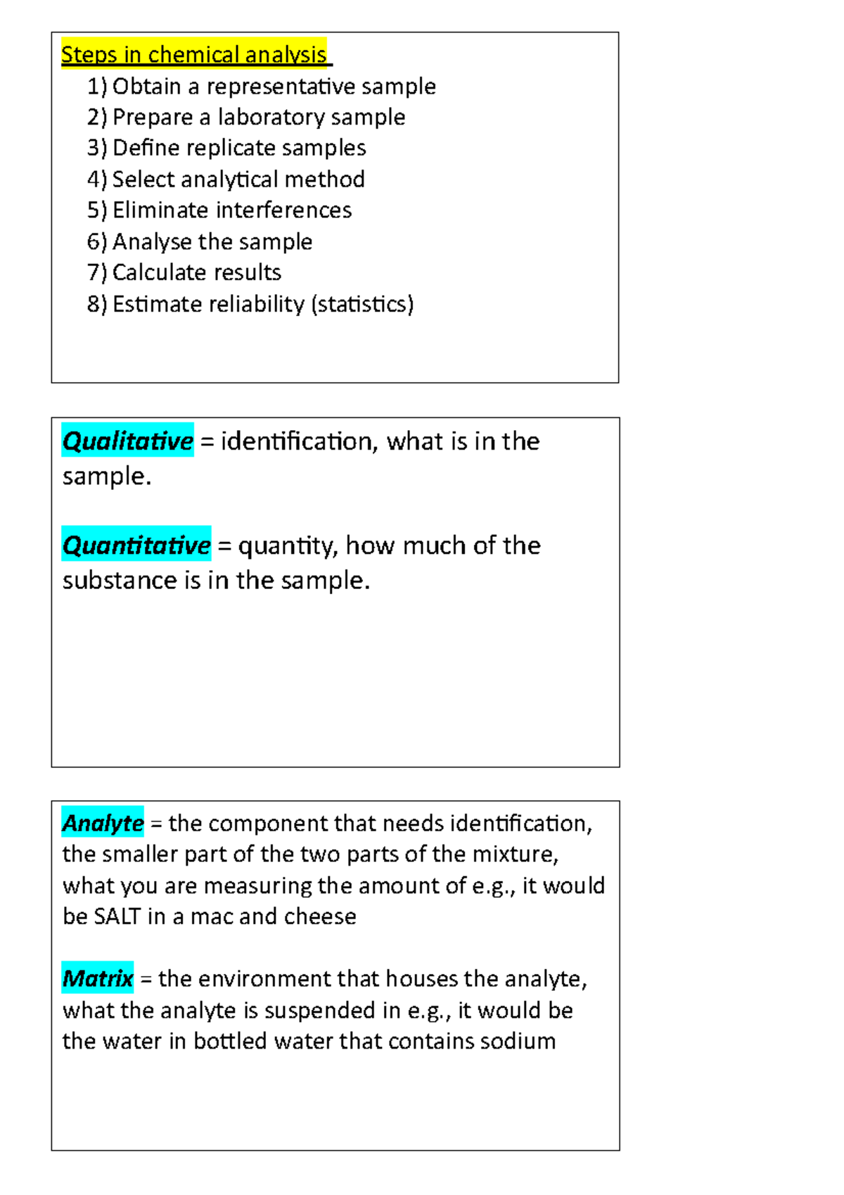 Live lecture 6 FC see above (cutable flashcards) Qualitative