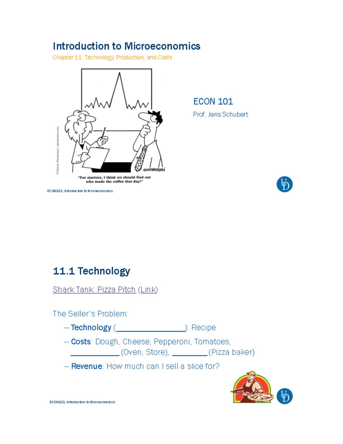Chapter 11 - Jhuigyftdrt - Introduction To Microeconomics ECON 101 Prof ...