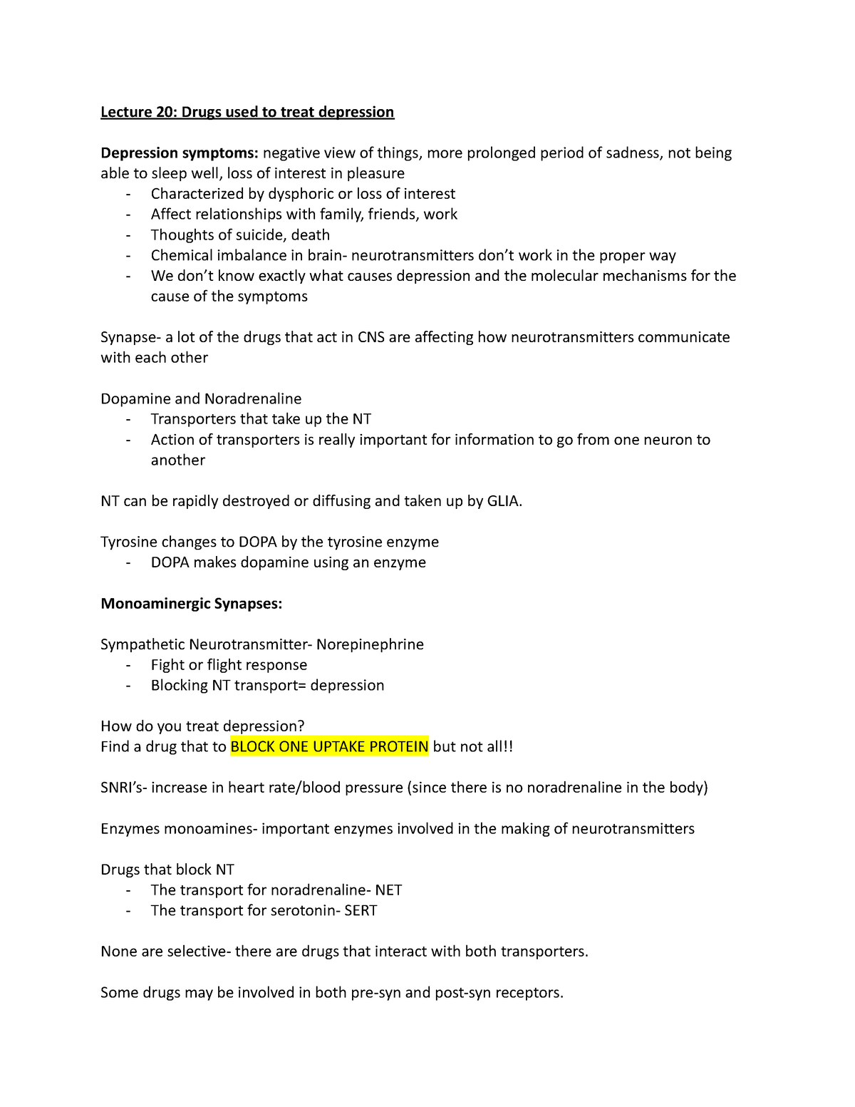 lecture-20-depression-lecture-20-drugs-used-to-treat-depression