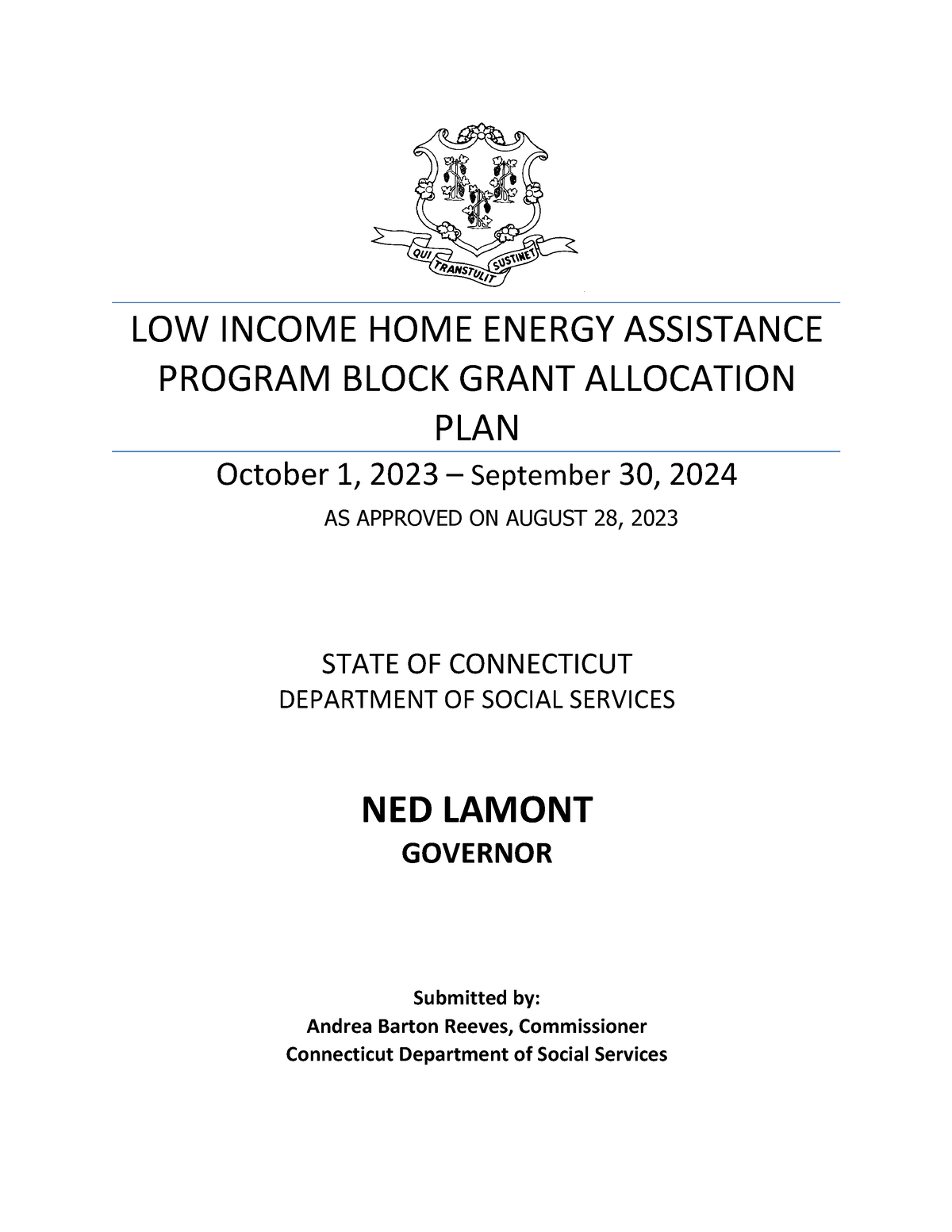 Approved Ffy 2024 Liheap Allocation Plan Low Income Home Energy Assistance Program Block 3993