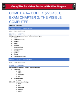 01 Objective+Mapping The+Basics A++Chapter+1 - COMPTIA A+ CORE 1 (220 ...
