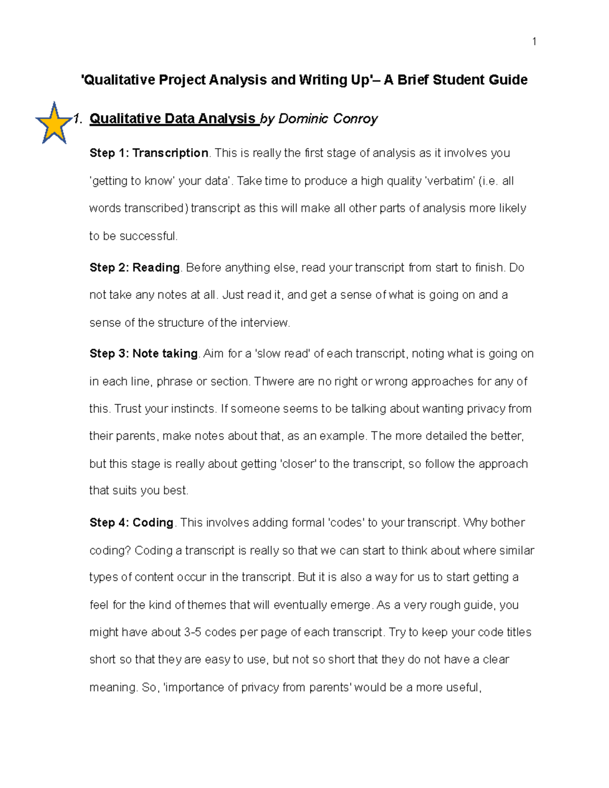 How To Write Up Qualitative Data Analysis