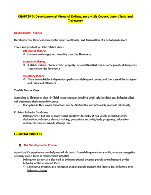 Chap2 CJ - The Nature And Extent Of Delinquency - CHAPTER 2 – The ...