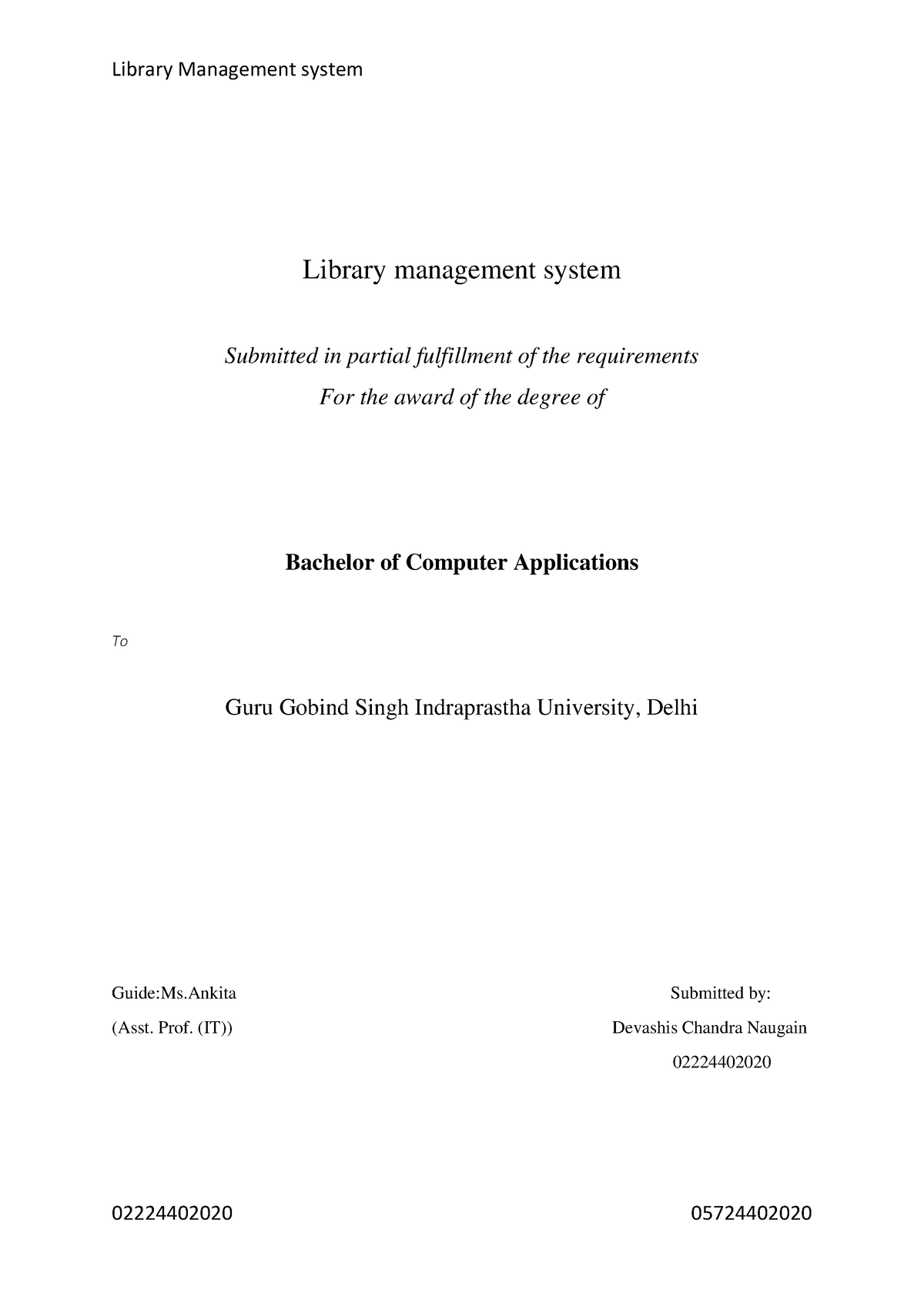 library management system thesis chapter 2