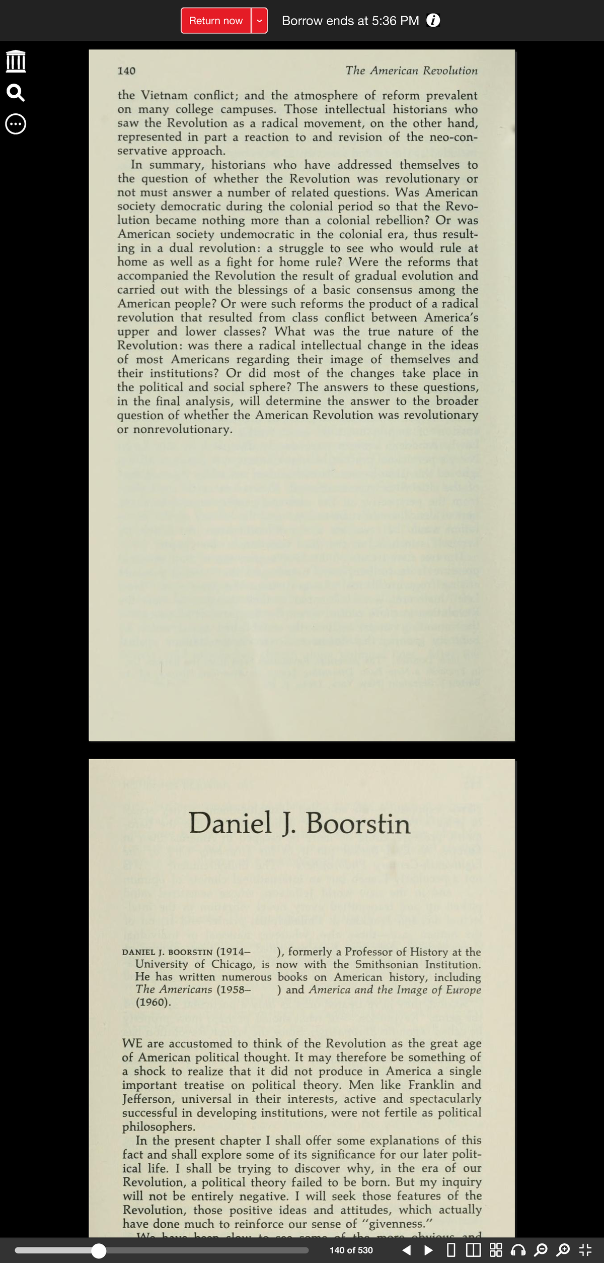 Gerald N. Grob (1931-2015), Perspectives on History