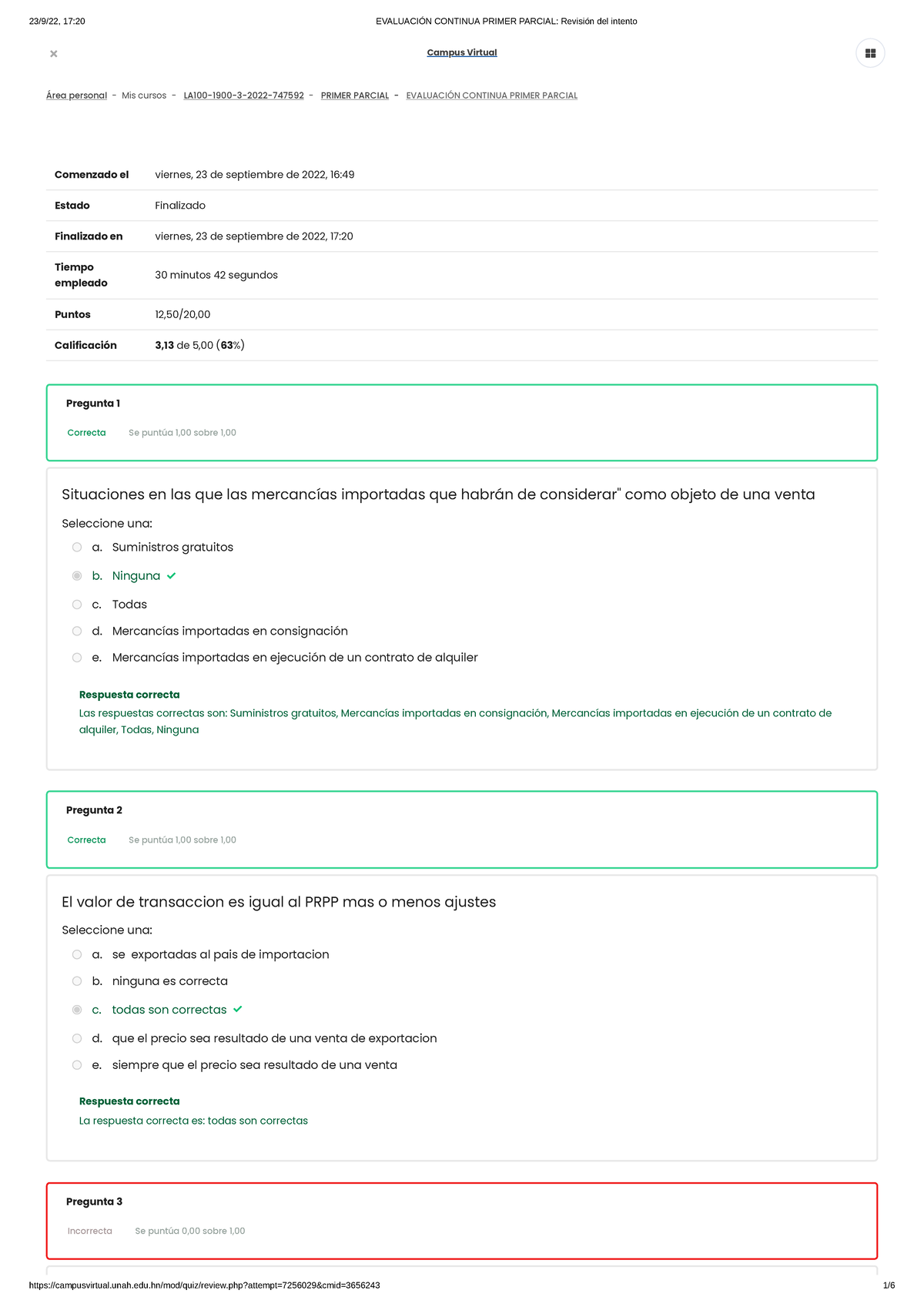 Evaluación Continua Primer Parcial Revisión Del Intento - Área Personal ...