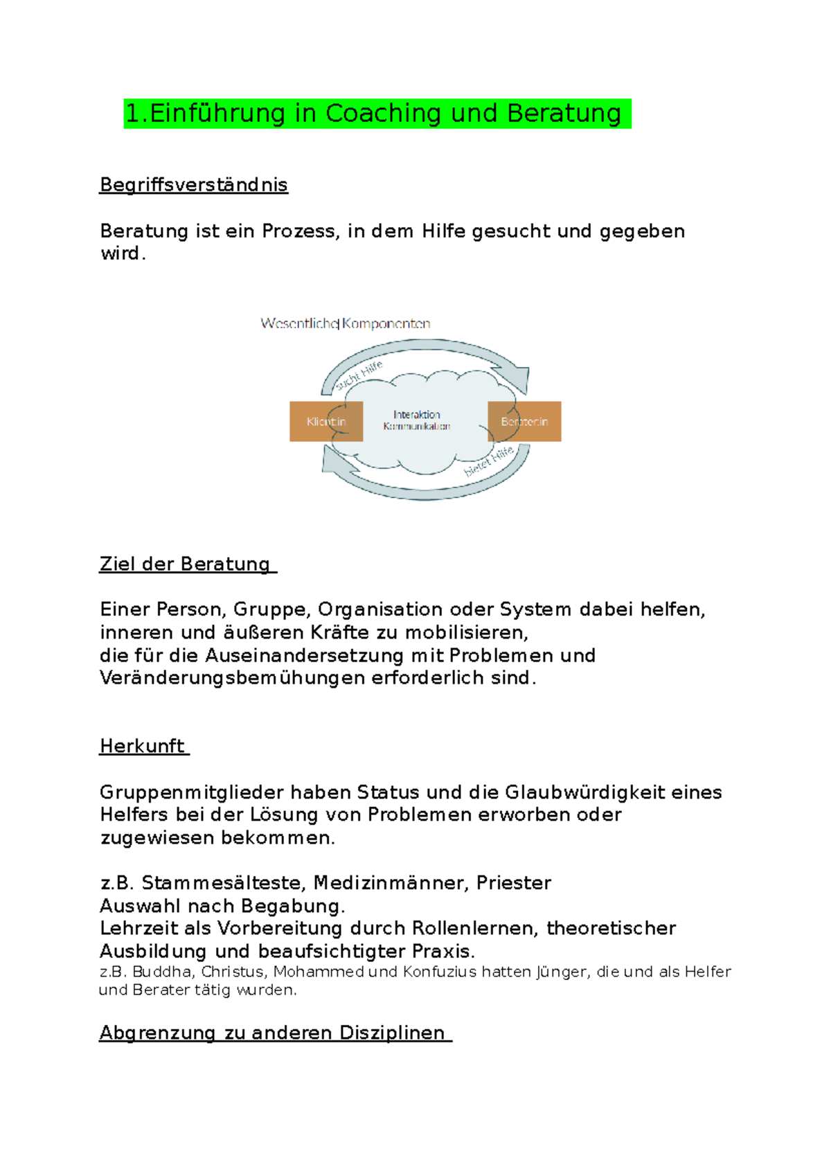 Coaching Und Beratung Ganz - 1ührung In Coaching Und Beratung ...