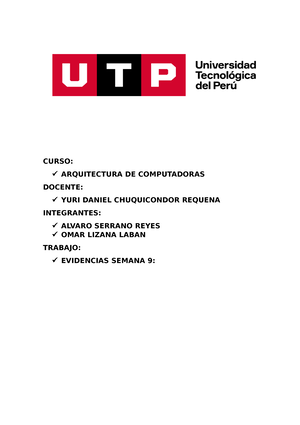 Tarea-2 Arquitectura DE Computadoras - TAREA 2: DE ARQUITECTURA DE ...