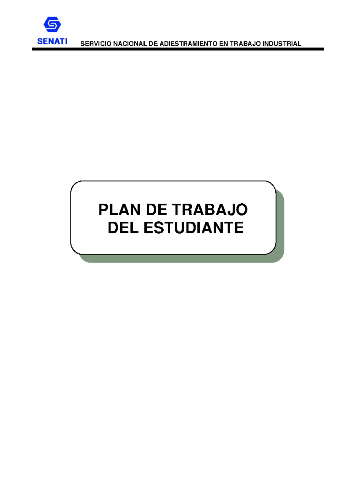 Gestion de Compras y abastecimiento - PLAN DE TRABAJO DEL ESTUDIANTE ...