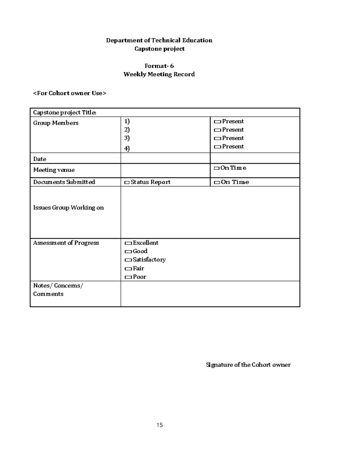 Emailing Capstone project Guidelines 4 pg - Capstone project Format- 6 ...