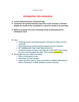 Chapter 1 - Chapter 1: It, Is, and Cs: IT ( information technology ...