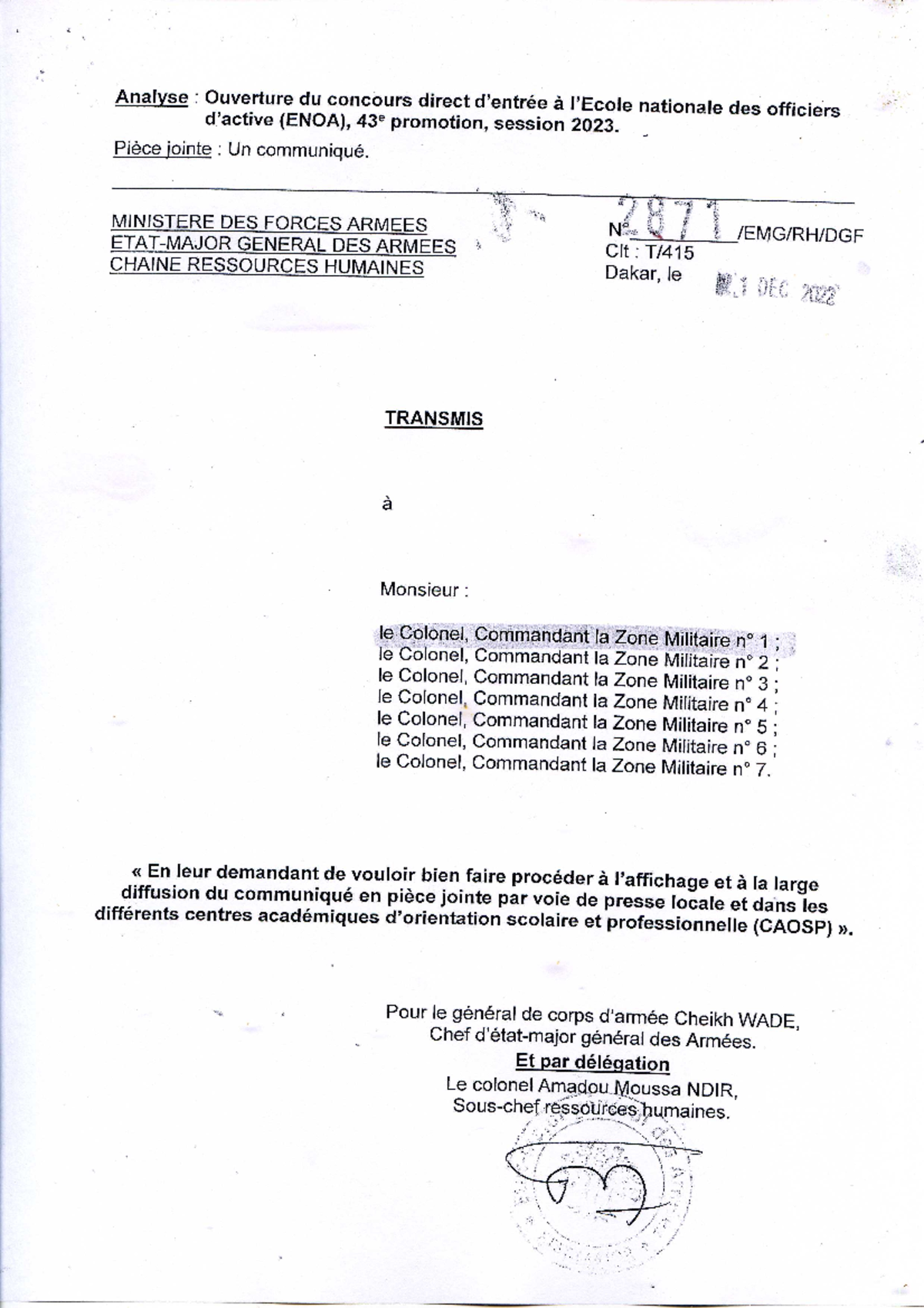 Concours ENOA Session 2023 - Droit administratif - Studocu