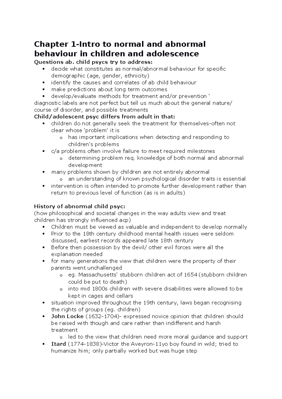 summary-abnormal-child-psychology-chapter-to-normal-and-abnormal