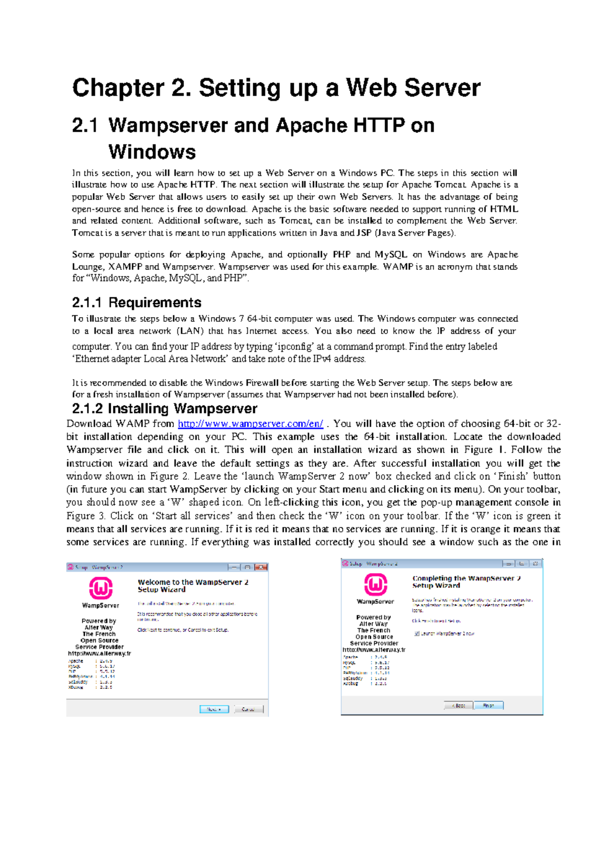 Web Designing Chapter-2 - Chapter 2. Setting Up A Web Server 2 ...