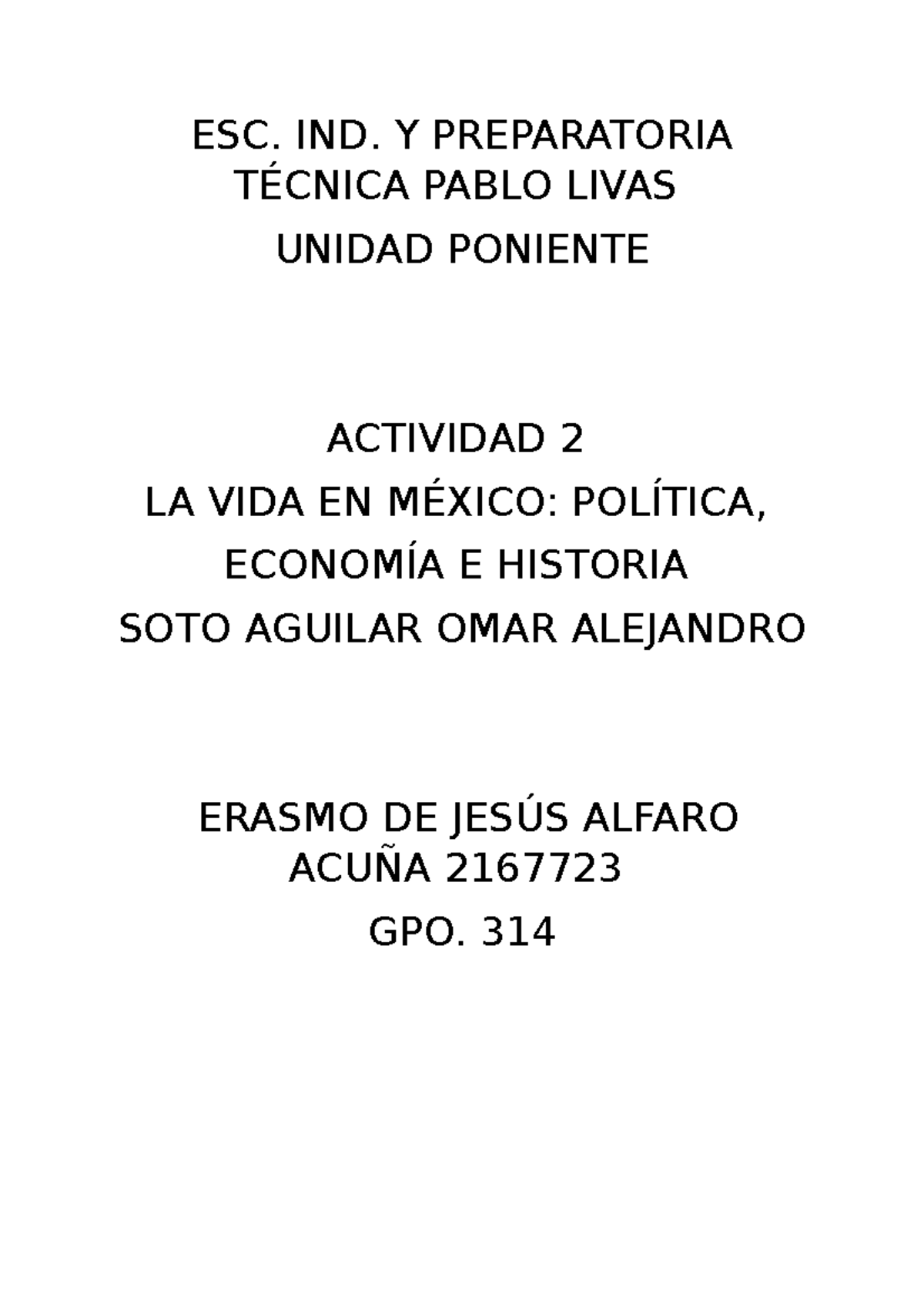 EJAA AR3 E4 - actividad de requisito - ESC. IND. Y PREPARATORIA TÉCNICA ...