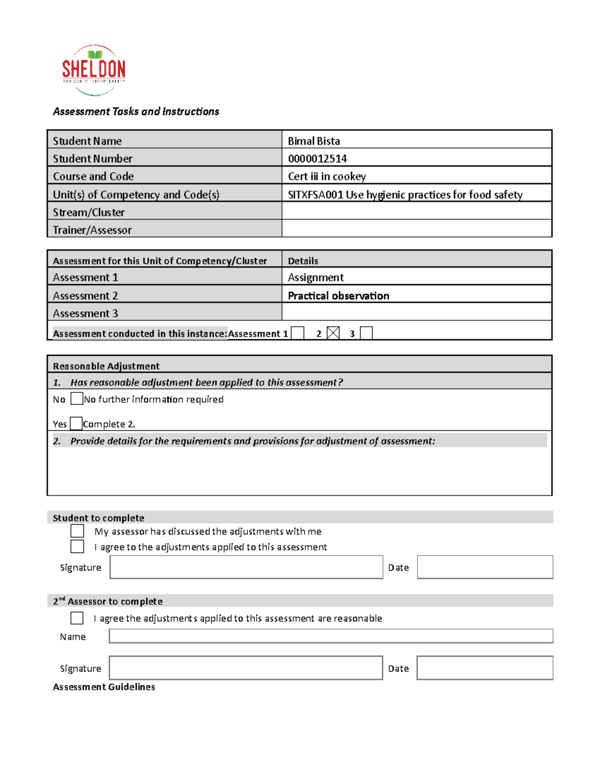 Assessment 2 - assfasdf asdf asdddd ddd it is very important than any ...