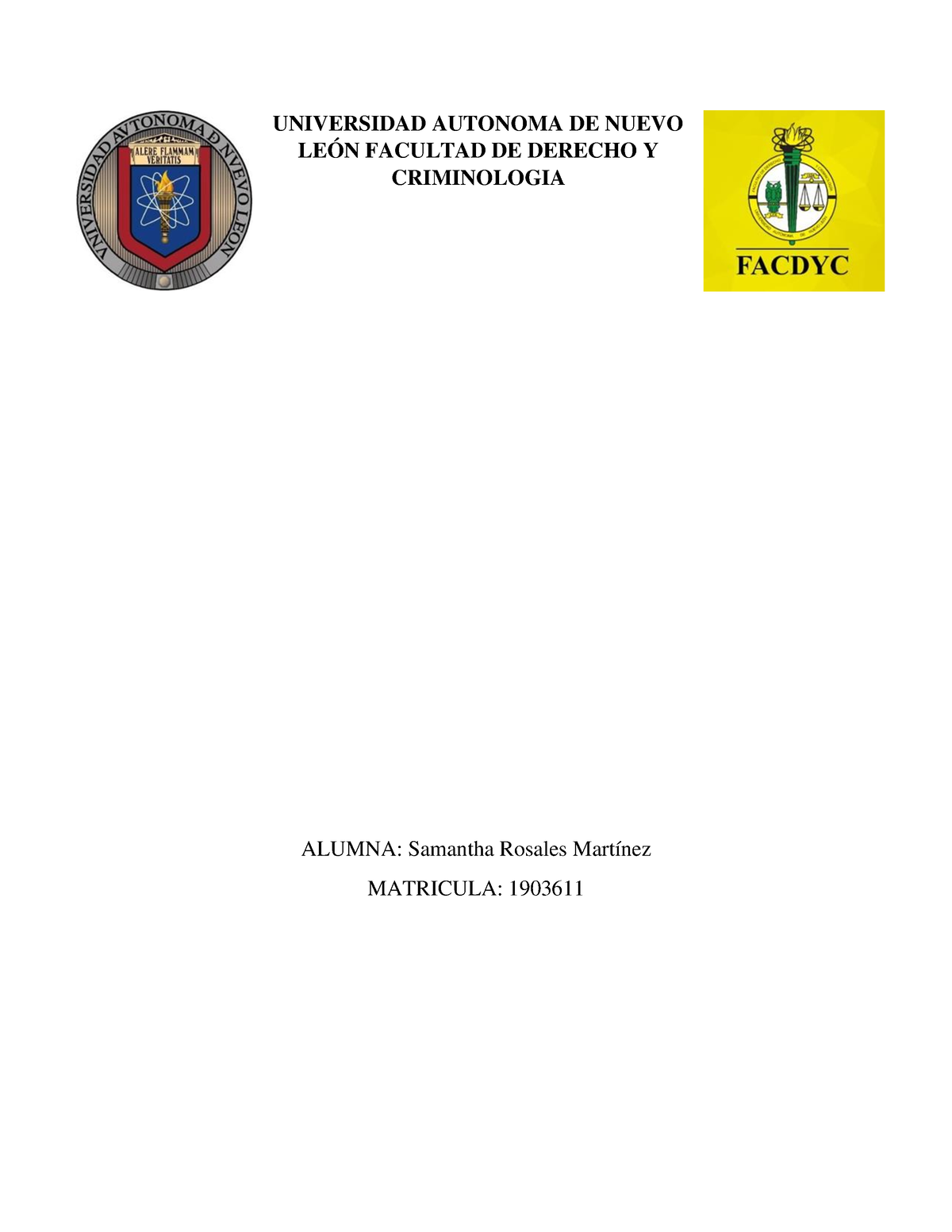 Ev2 Ss Tarea Universidad Autonoma De Nuevo LeÓn Facultad De Derecho Y Criminologia Alumna 0535