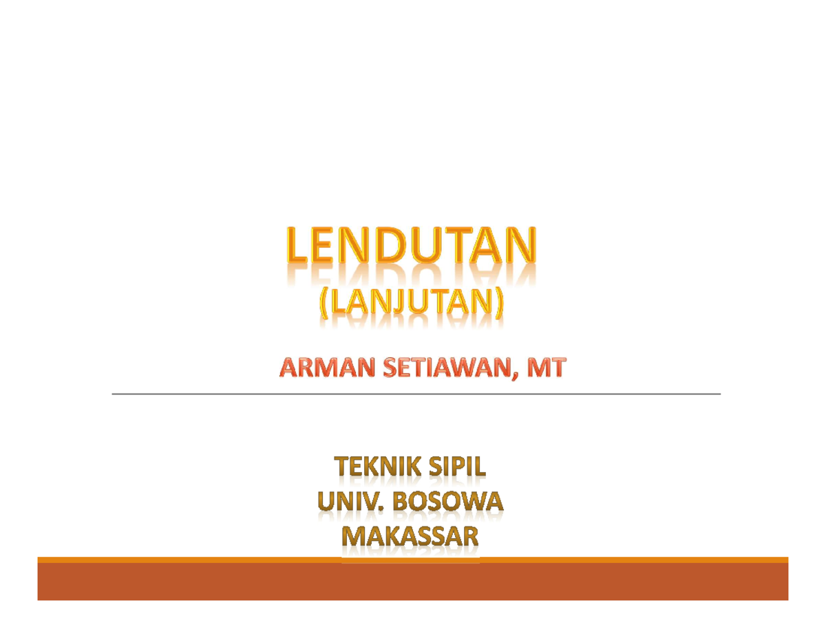 13-14. Mekban 13-14 - Mekanika Bahan B.a13-14 - Lendutan Balok ...