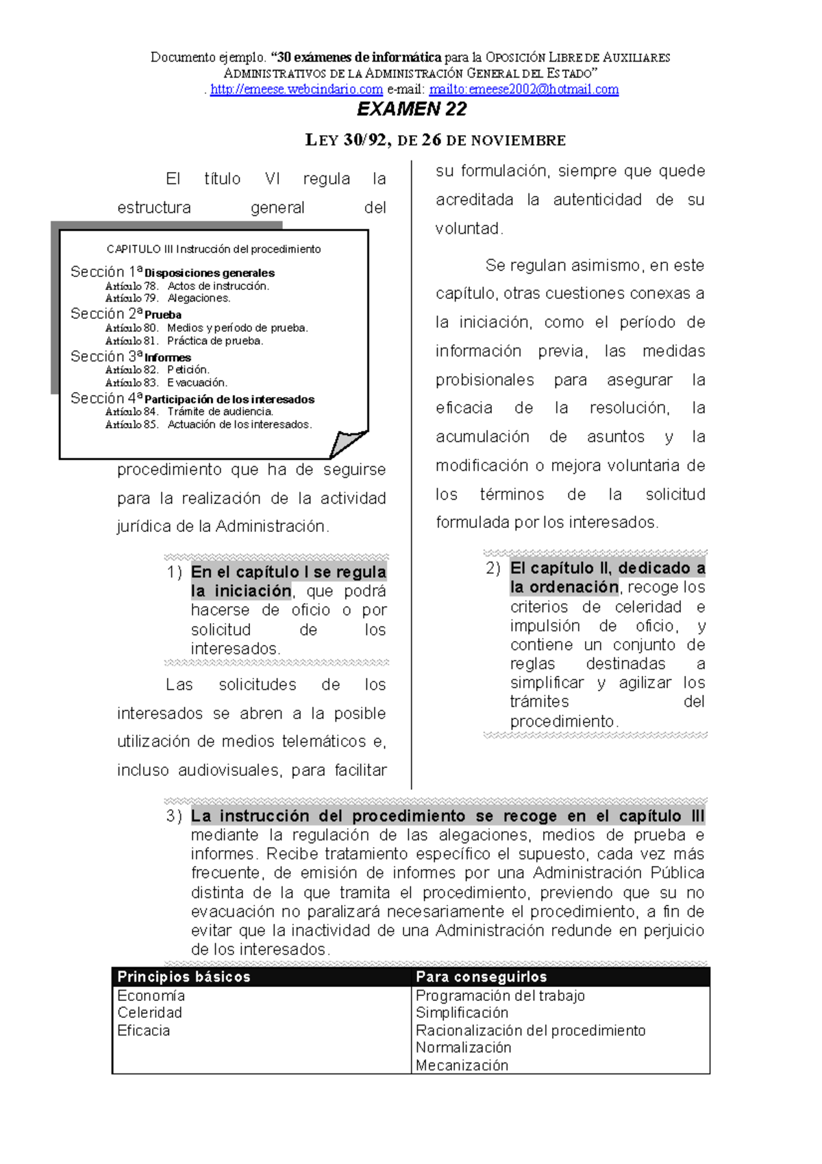 Examen Word 1 - Apuntes - Documento Ejemplo. ì30 Ex·menes De Inform ...