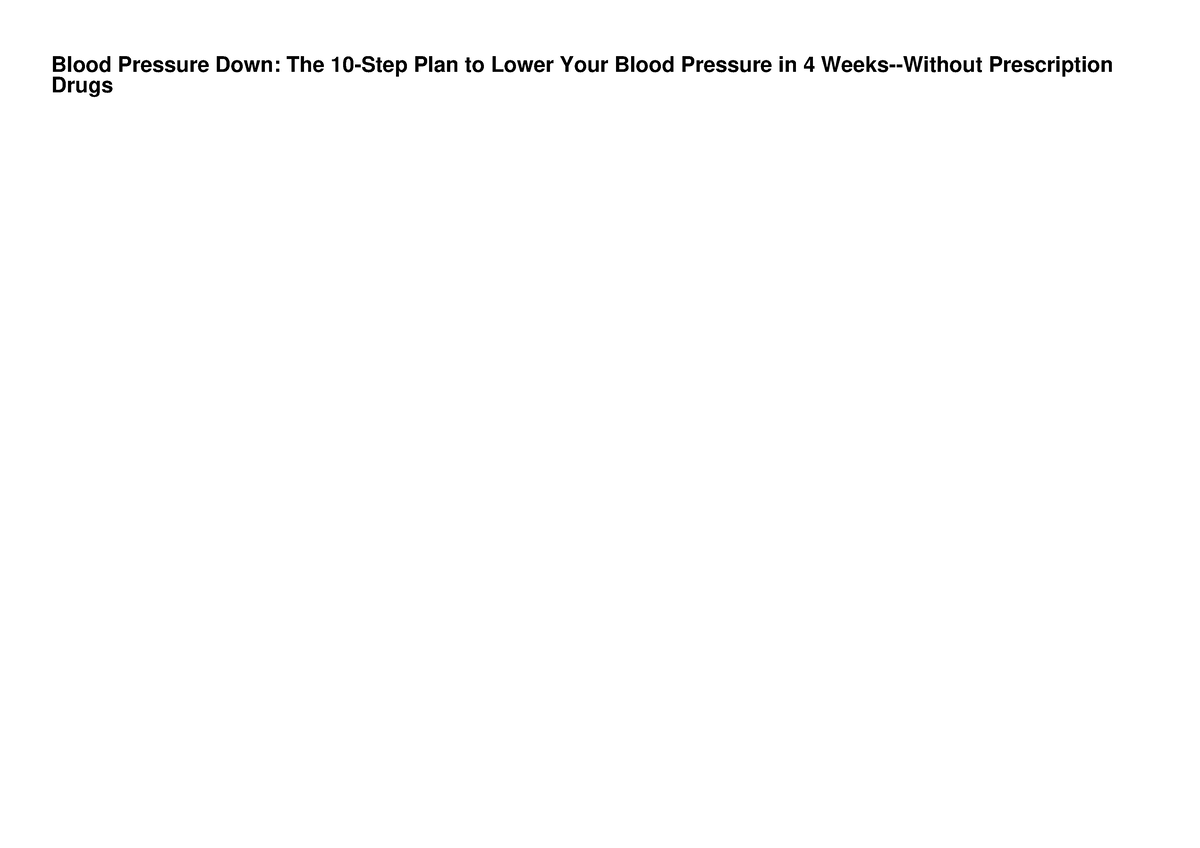 download-book-pdf-blood-pressure-down-the-10-step-plan-to-lower-your