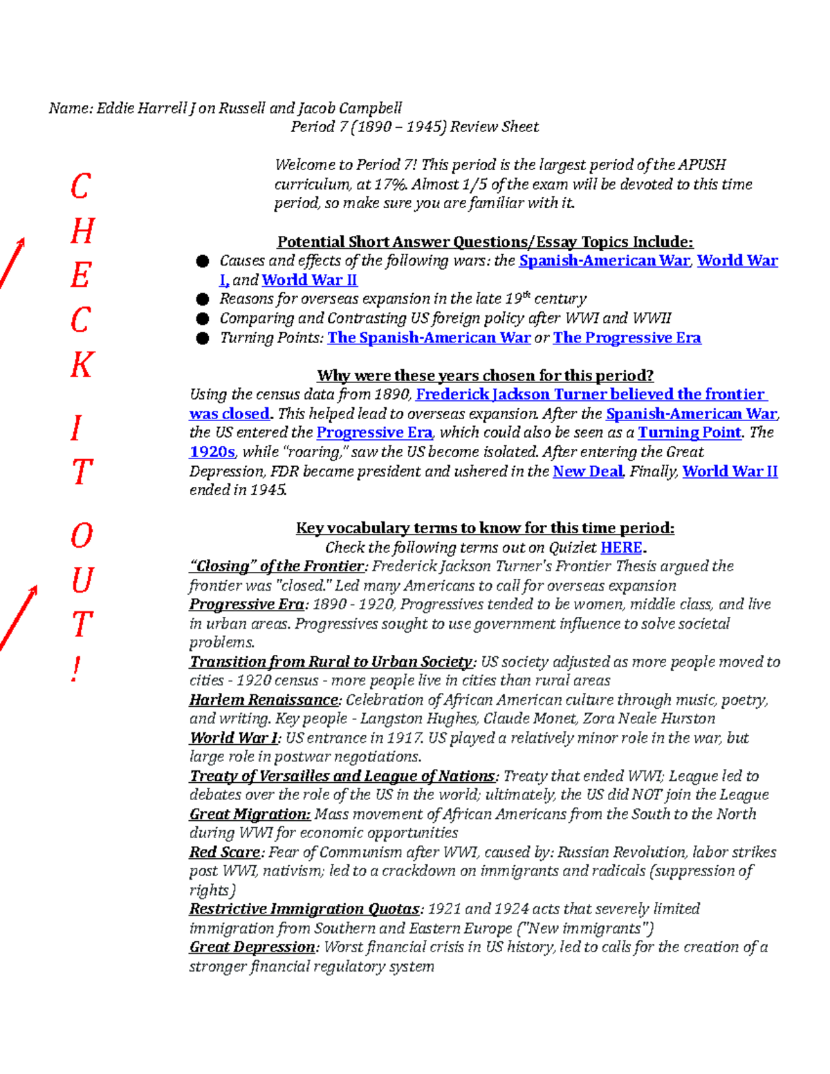 Apush Period 7 Review Quizlet - ha8fxxt