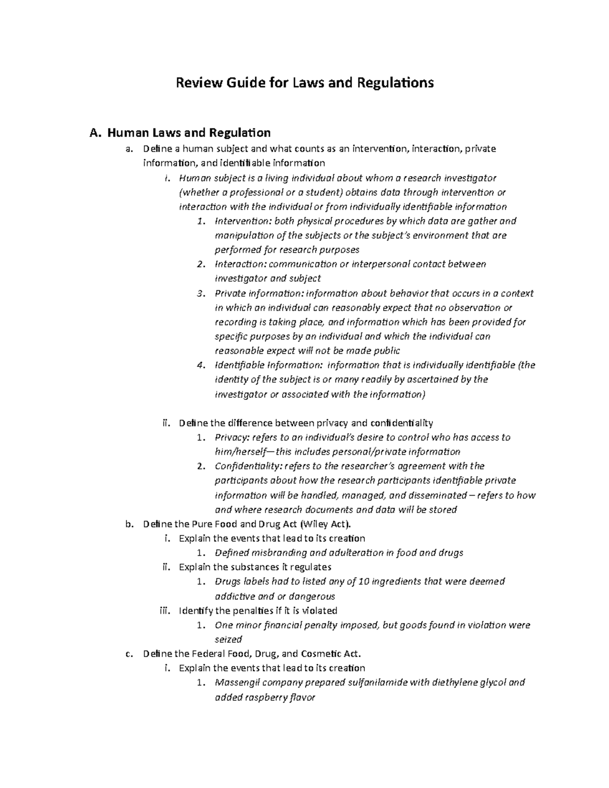 review-guide-for-laws-and-regulations-human-laws-and-regulation-a