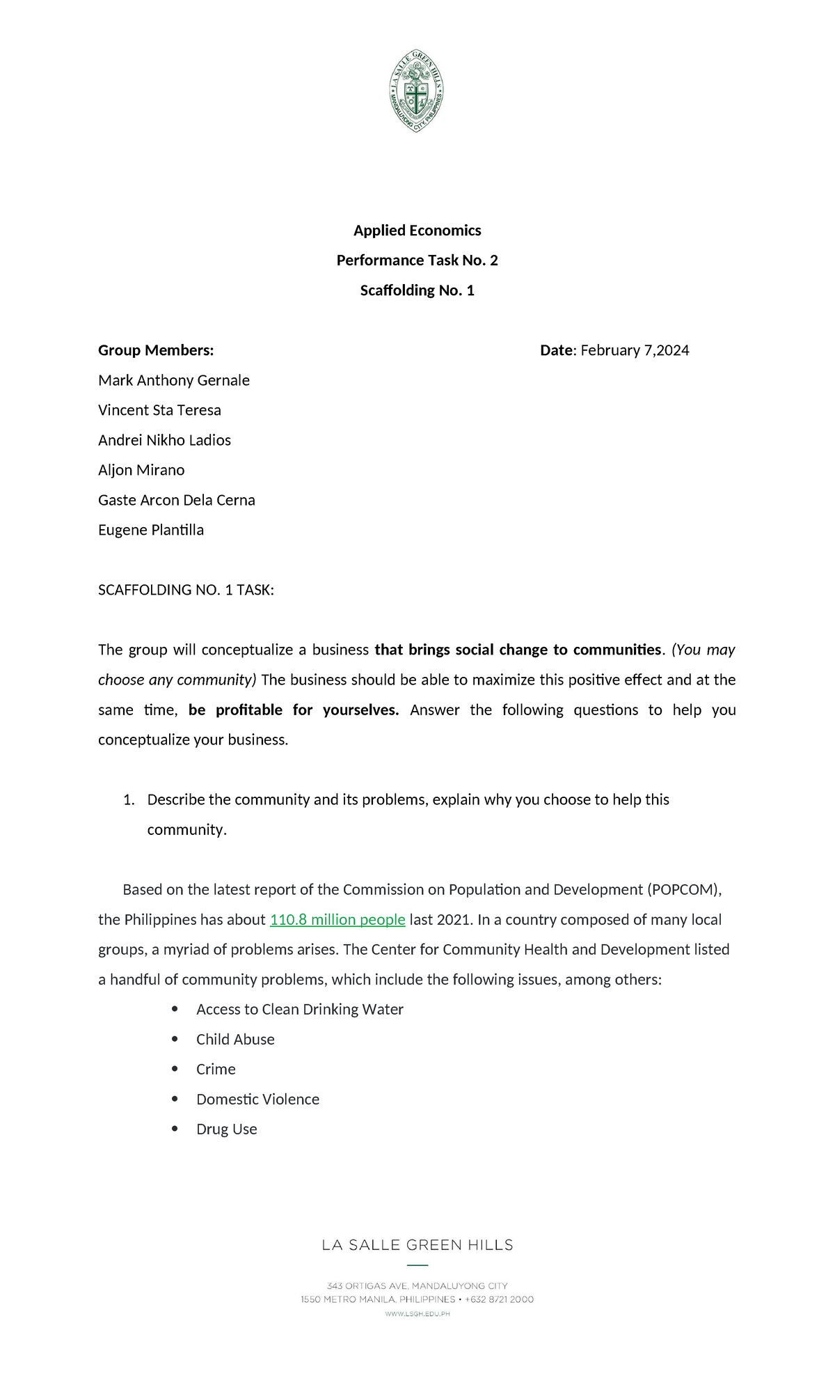 Applied Economics(ass)Online PT no. 2 (Scaffolding No. 1) - Applied ...