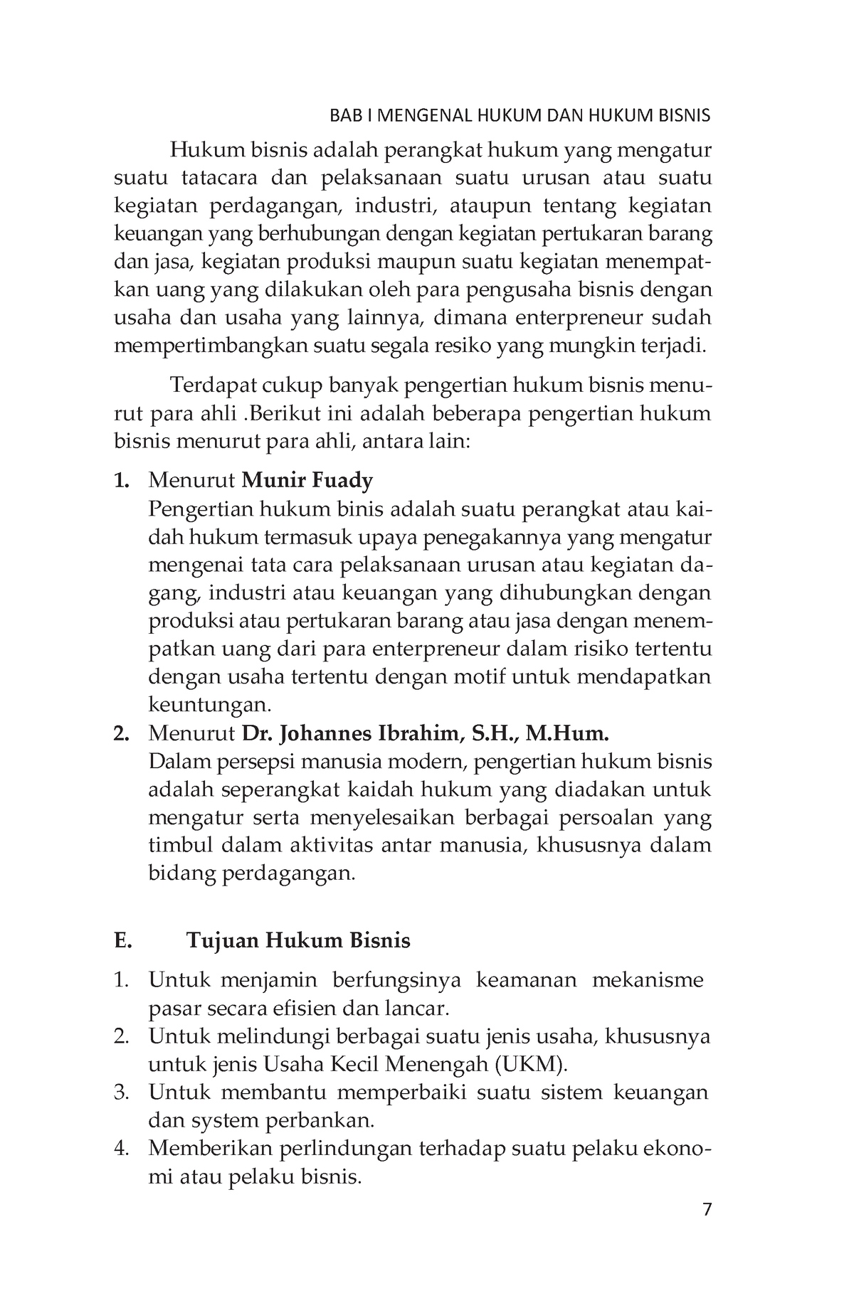 Hukum Bisnis Mel-3 - BAB I MENGENAL HUKUM DAN HUKUM BISNIS Hukum Bisnis ...