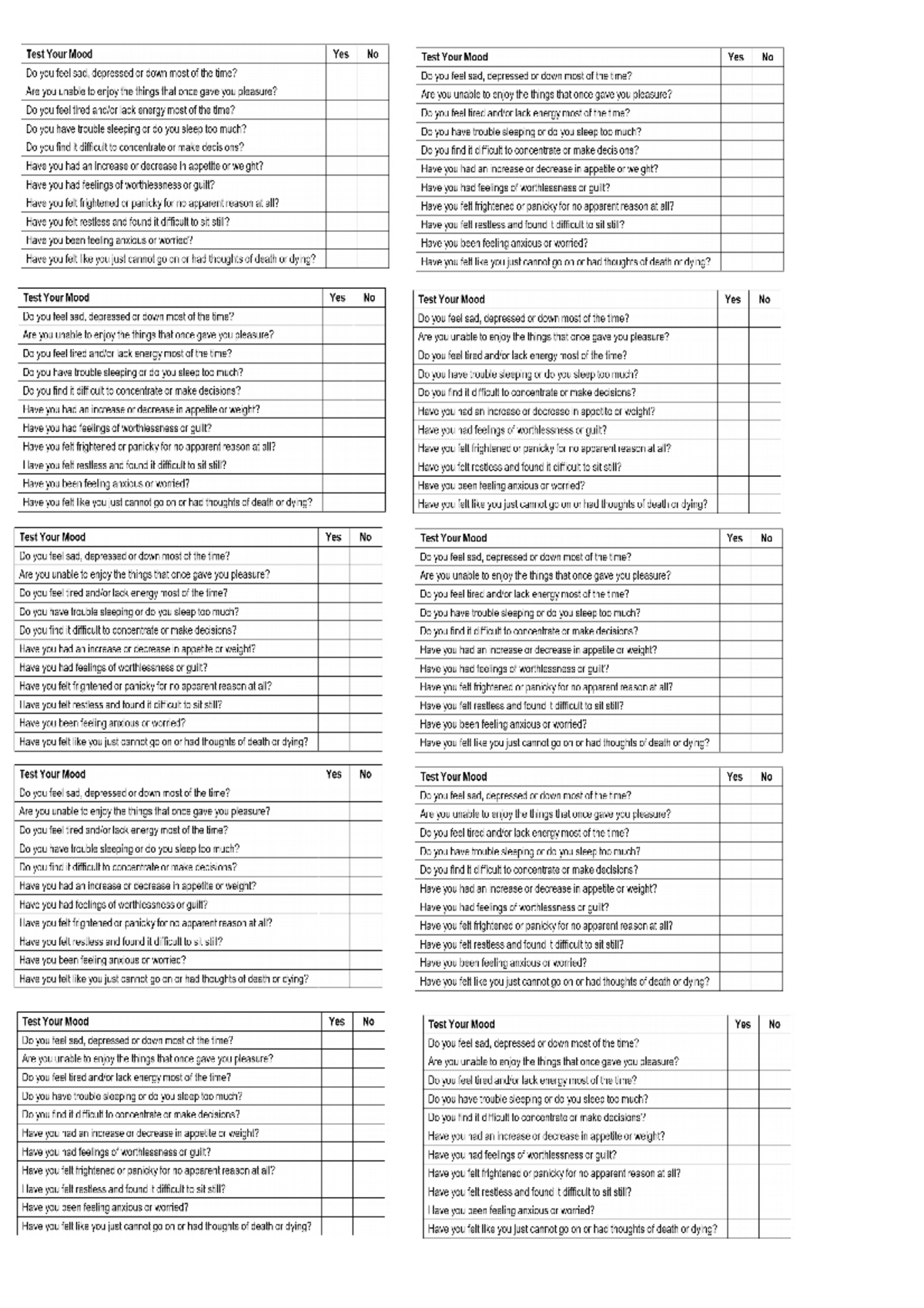 To Print Test Your Mood - Test Your Mood - Senior High School - Studocu