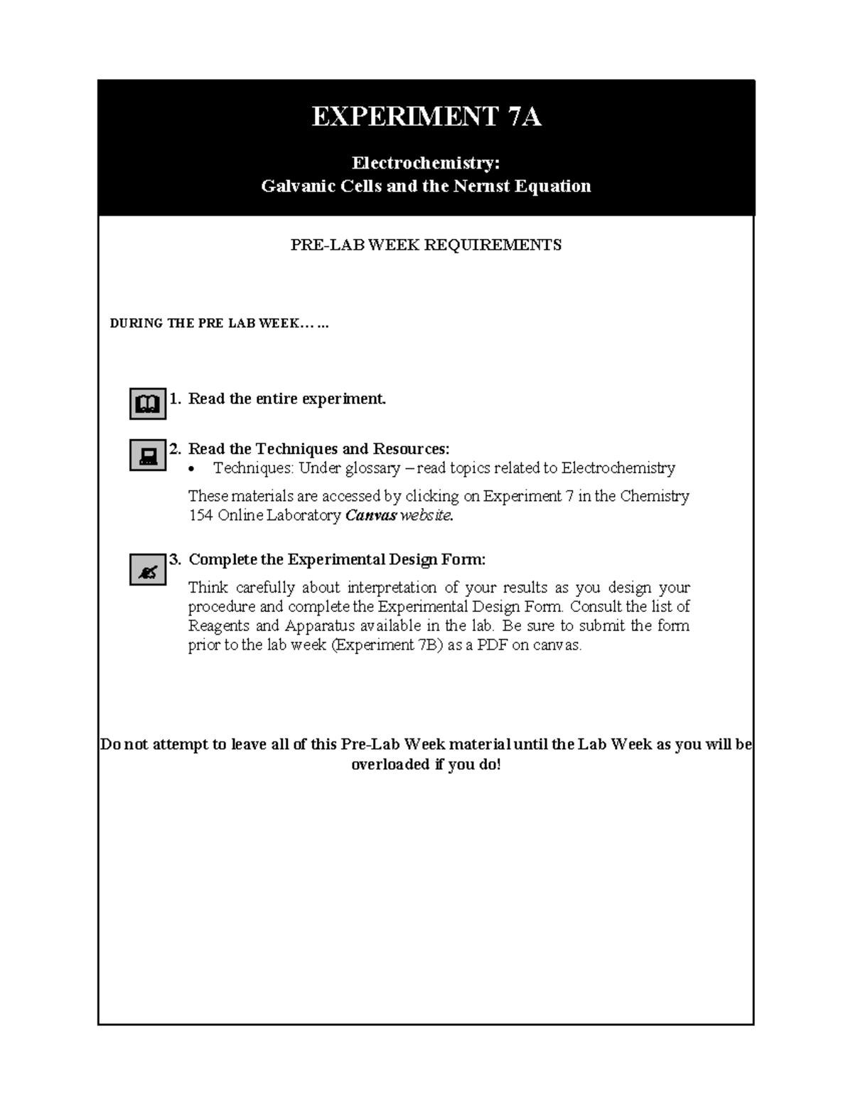 Exp 7 electrochemistry 2021W - EXPERIMENT 7A Electrochemistry: Galvanic ...