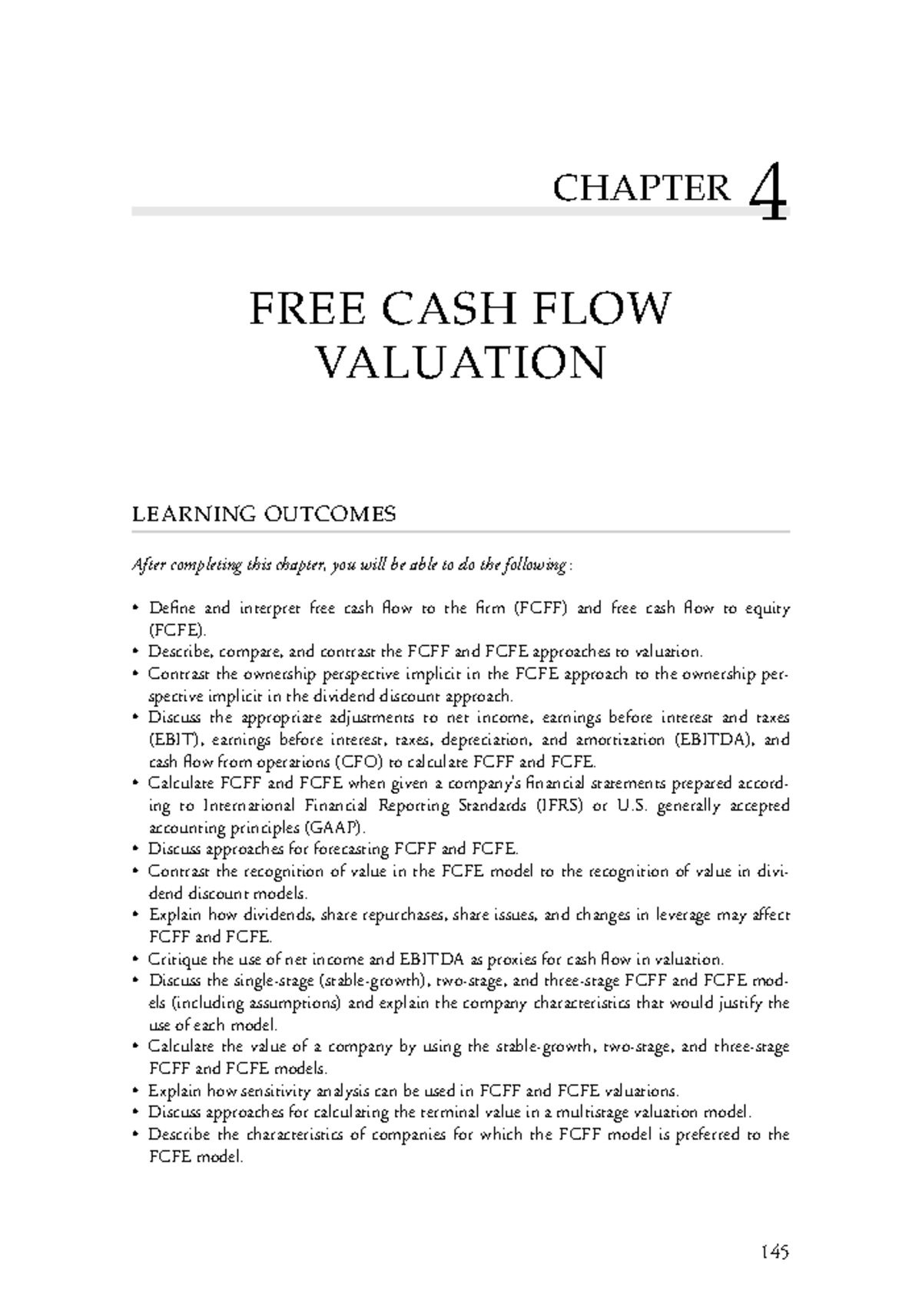 free-cash-flow-valuation-145-chapter-4-free-cash-flow-valuation