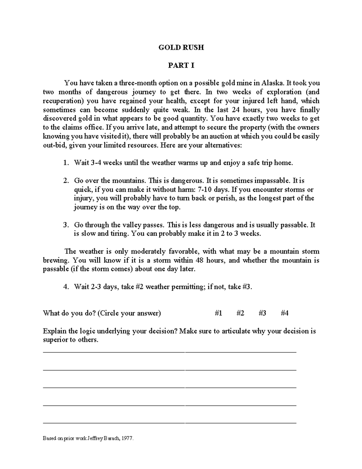 Goldrush Worksheet 2021 Final BUAD 497 USC StuDocu