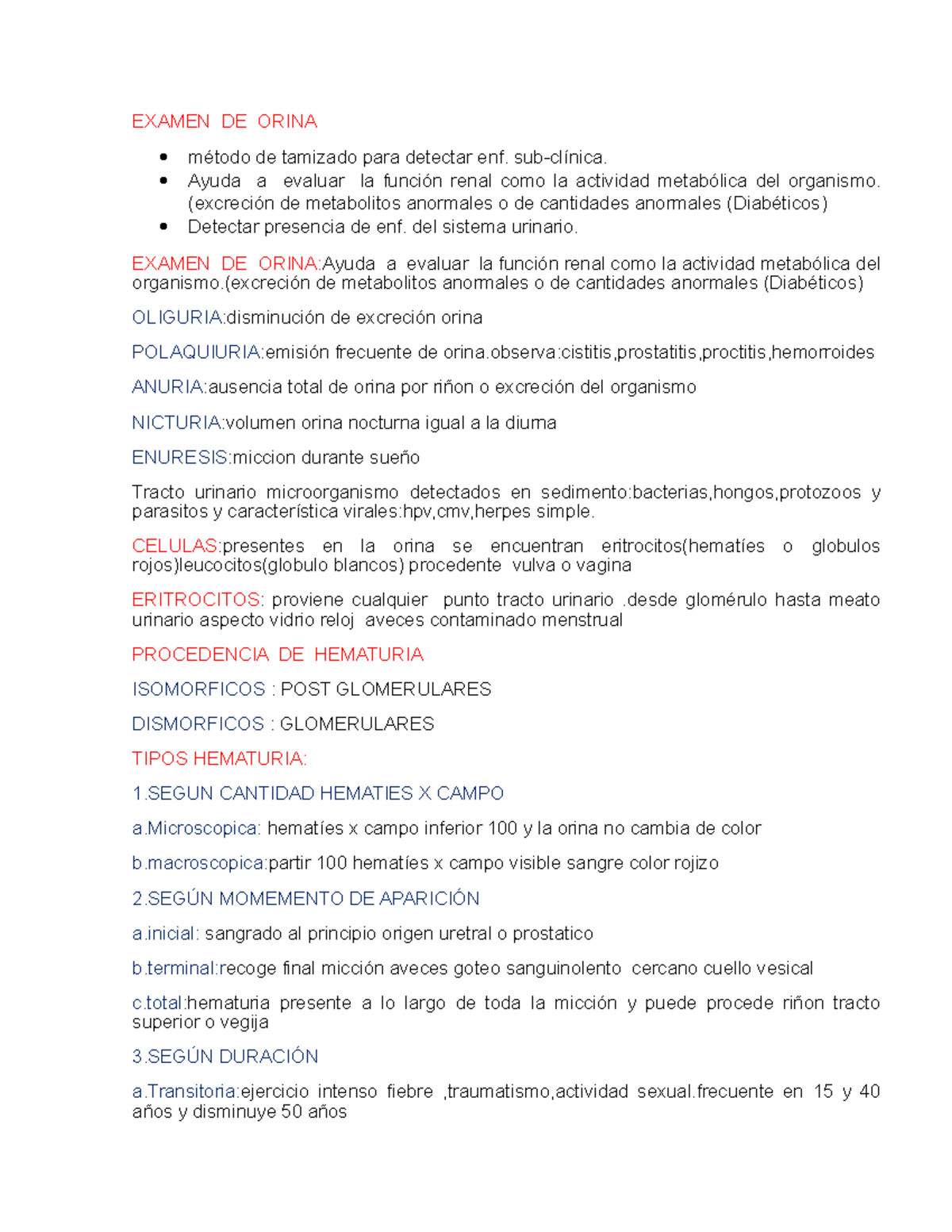 eritrocitos en la orina prostatitis