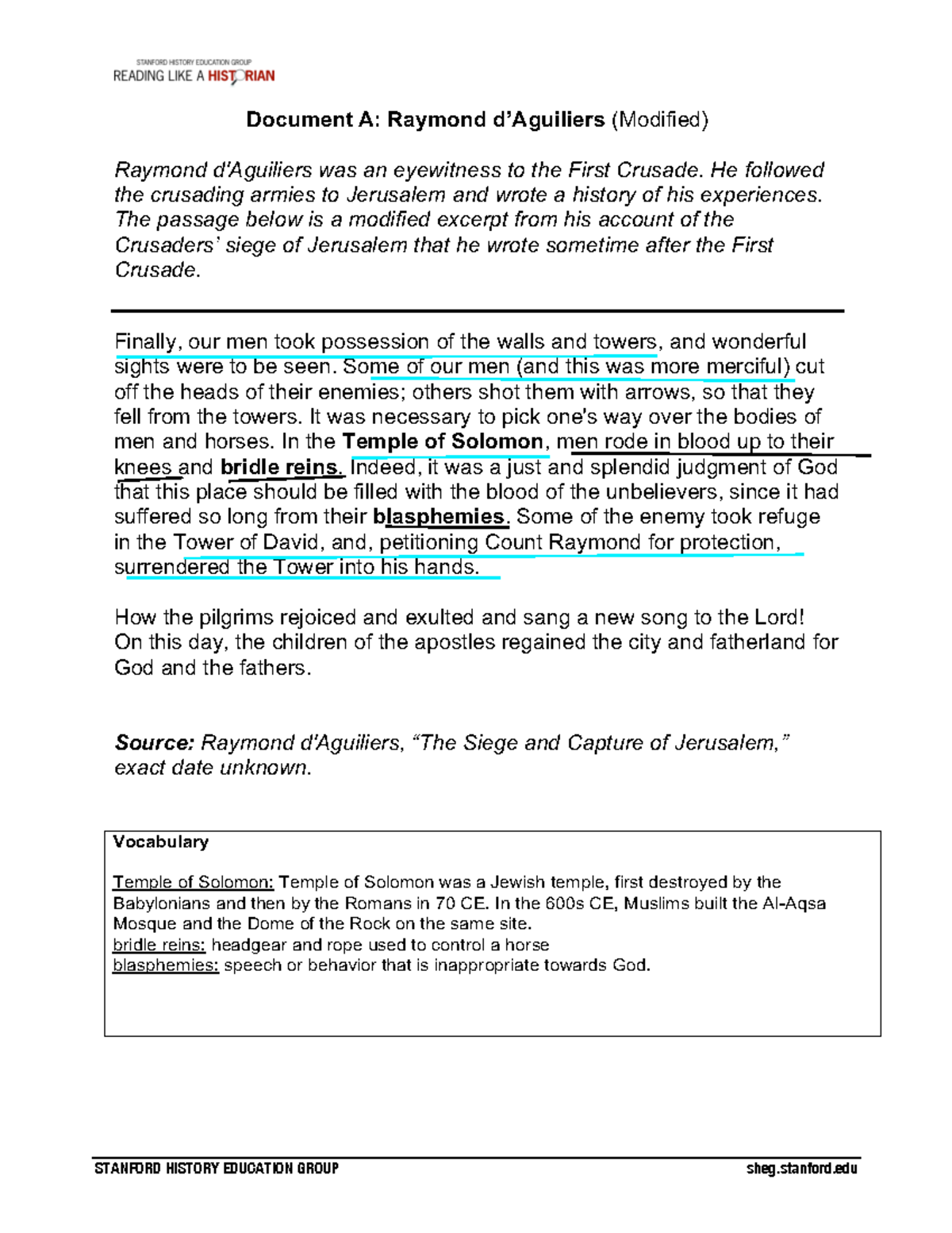 Kami Export - Trinity Gatson - First Crusade Student Materials ...
