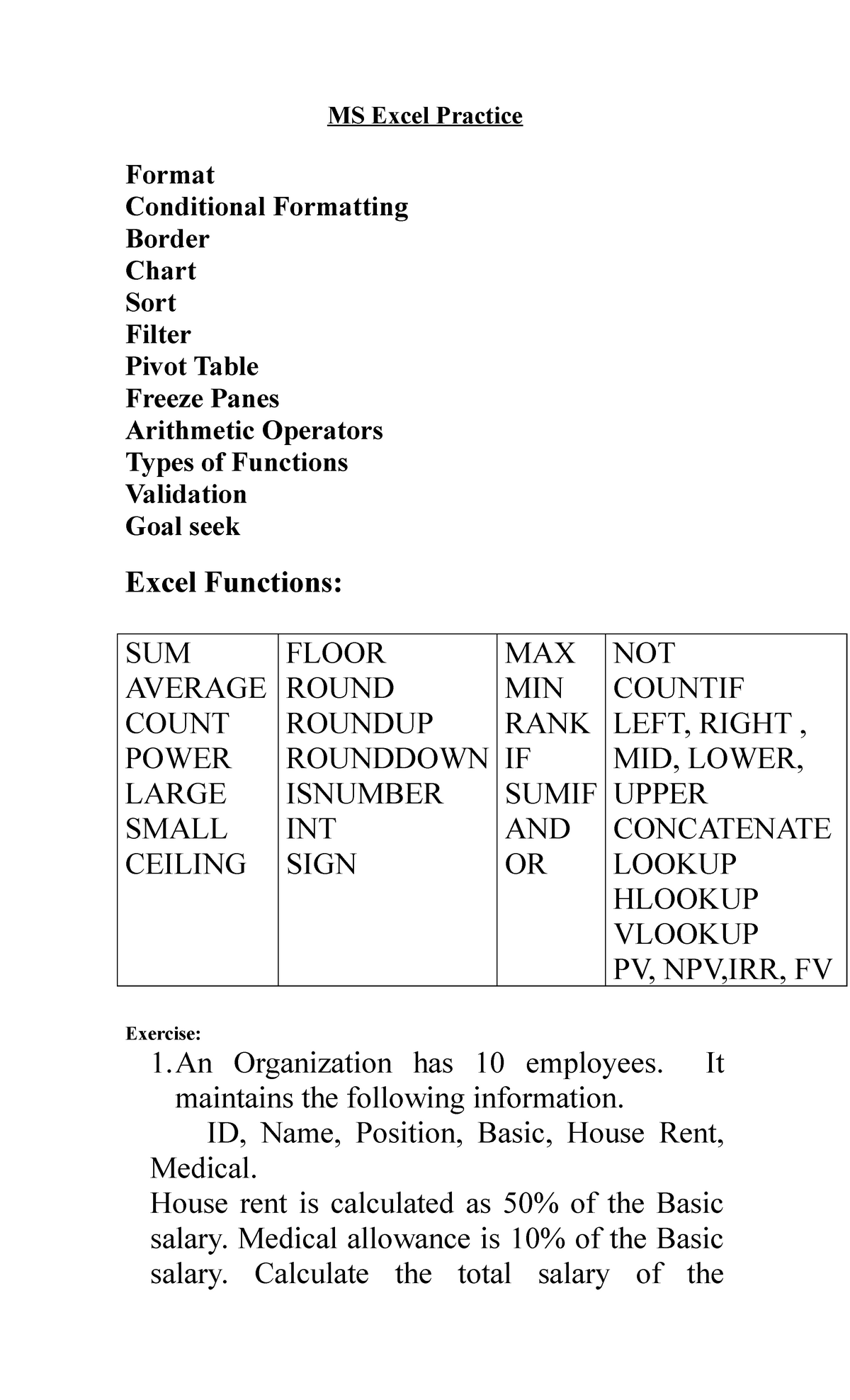 excel-tutorials-2b-ms-excel-practice-format-conditional-formatting-border-chart-sort-filter