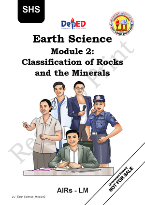 EARTH SCIENCE Module 1: Earth’s Characteristics To Support Life - No ...