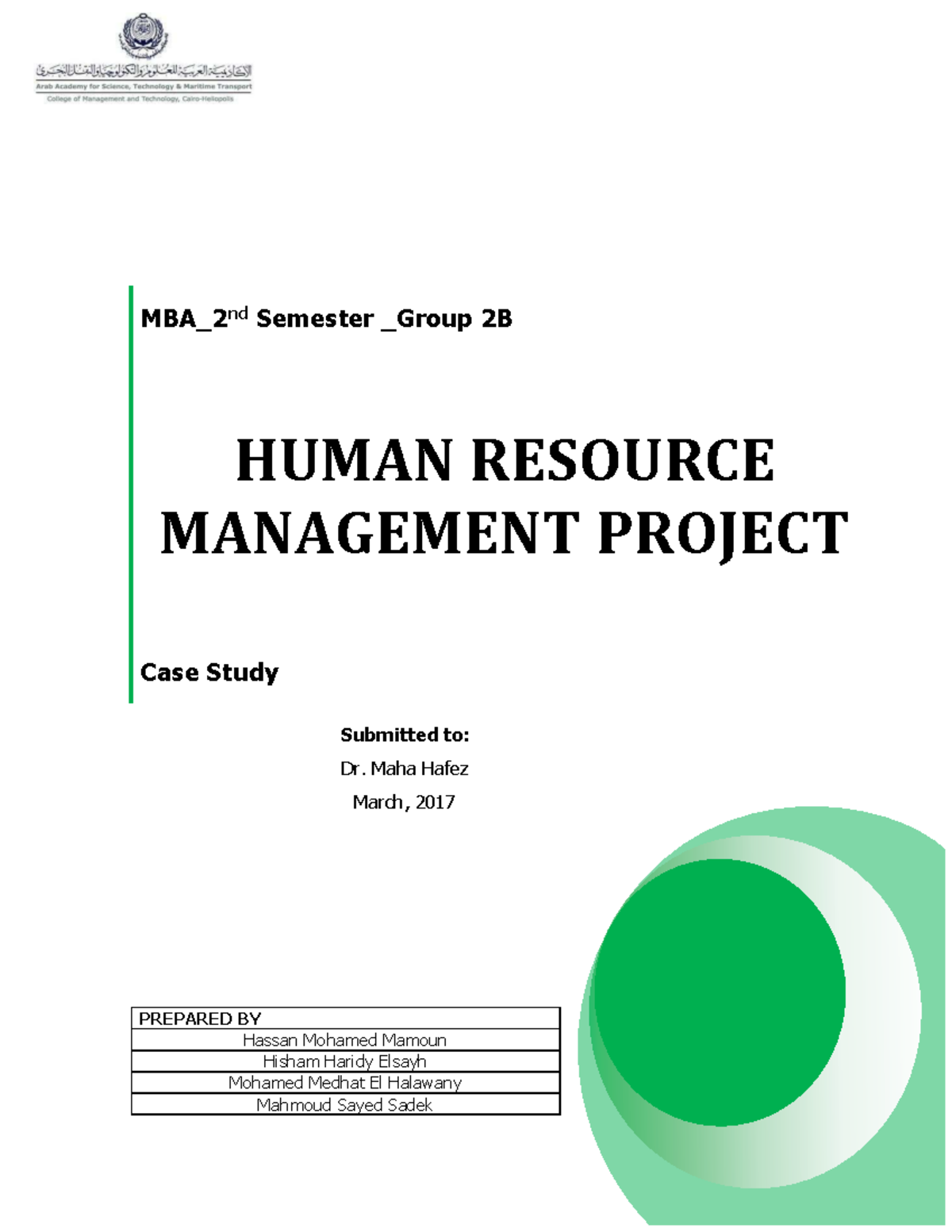 hr case study