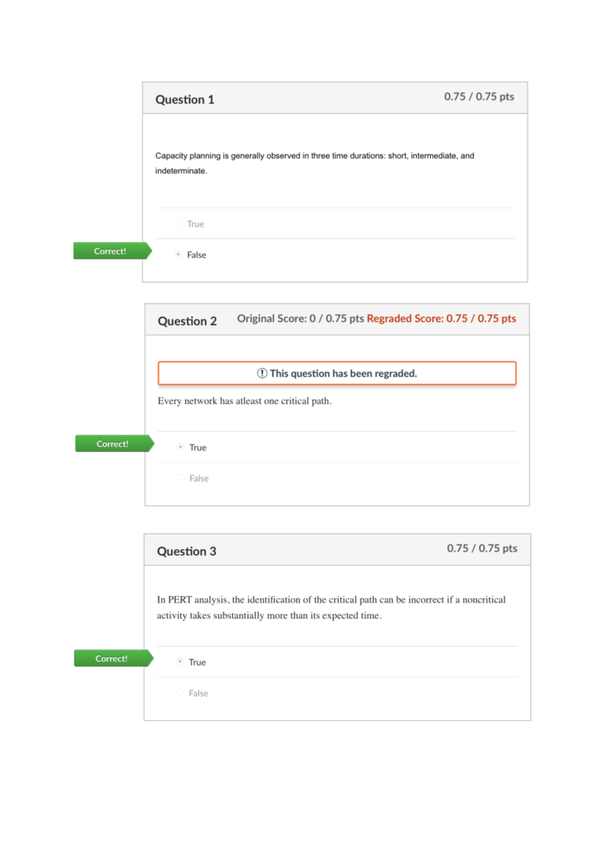 Global Operations and Supply Chain Management Quiz 1 15/15 21511
