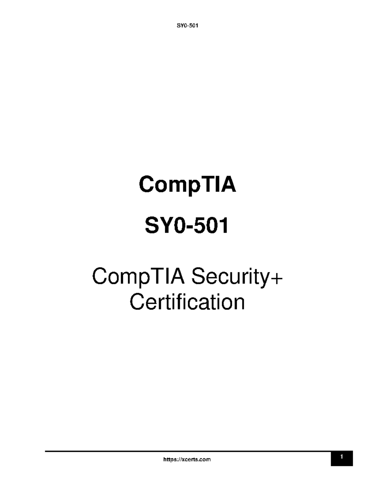 SY0-501 - Security + Exam Questions - CompTIA SY0- CompTIA Security+ ...